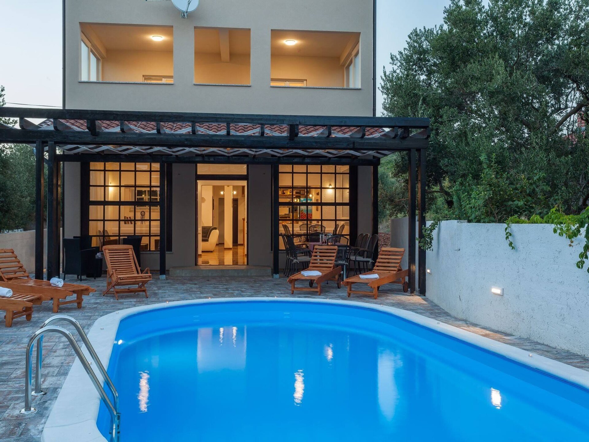 Zeevilla Marin: 7-slaapkamer villa op 100m van strand in Sveti Petar - foto 11