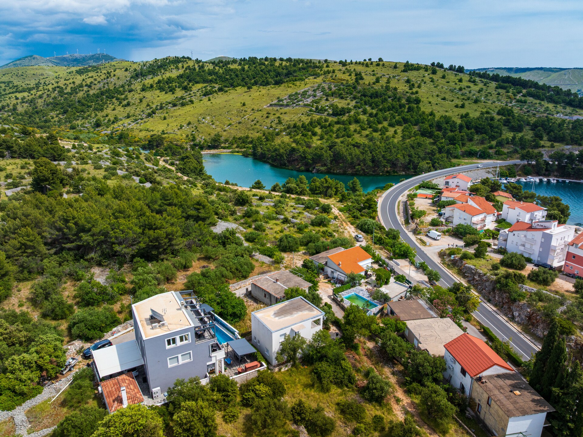 Modern appartement met privézwembad nabij het strand van Žaborić - foto 43