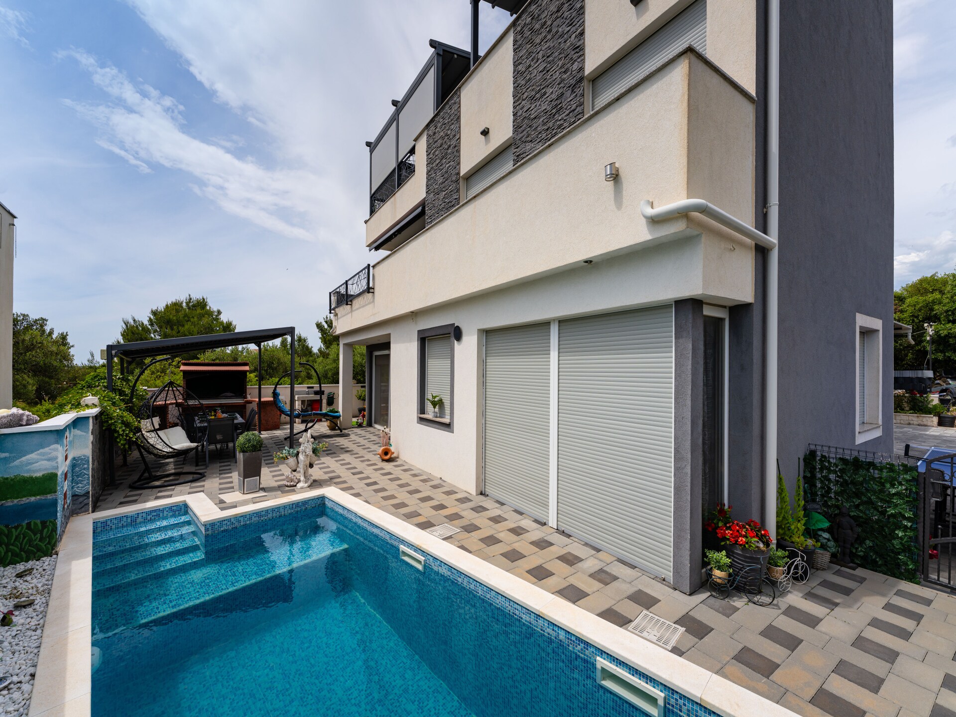 Modern appartement met privézwembad nabij het strand van Žaborić - foto 10