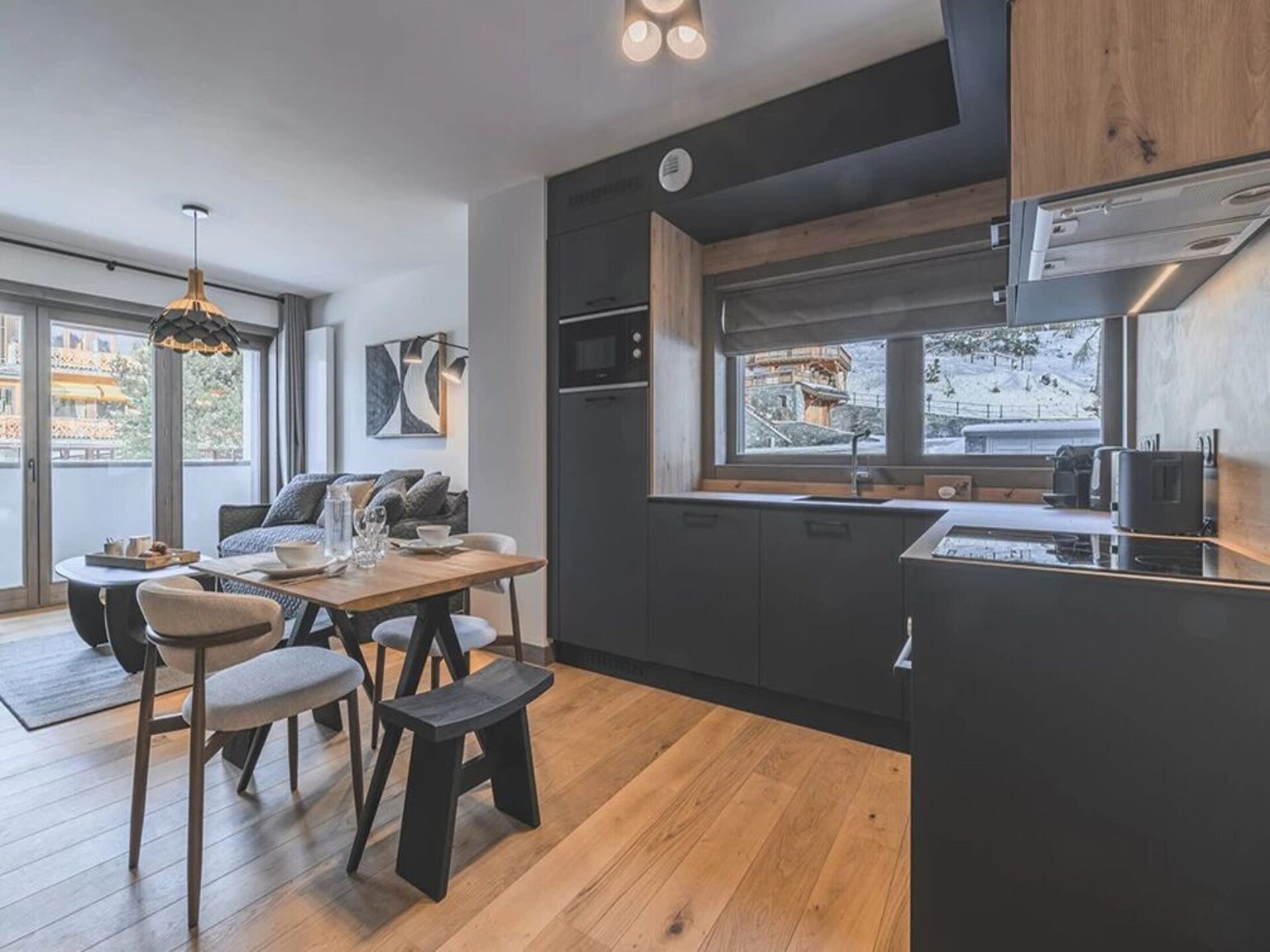 Ruim appartement met sauna en jacuzzi in Plan Peisey, Paradiski - foto 4