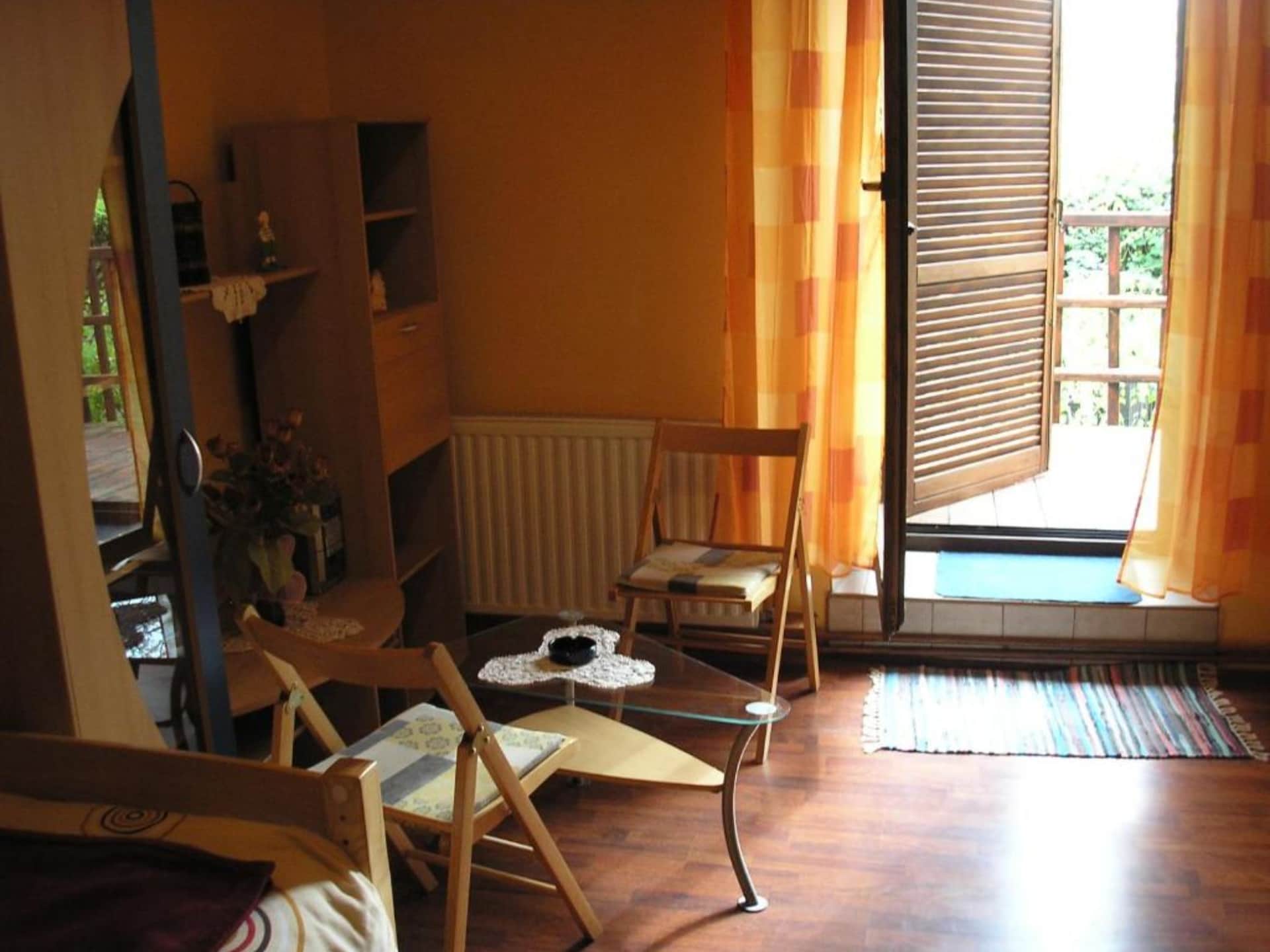 Classic Double Room met terras aan de rivier in Osijek - foto 4