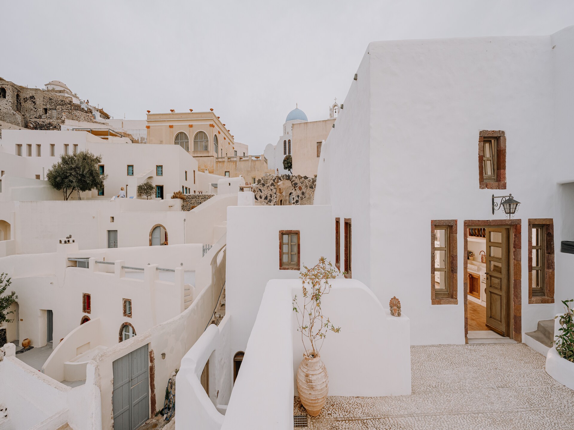 Villa Santa Croce: Luxe vakantiehuis met privézwembad en uitzicht op zee in Pyrgos, Santorini - foto 36
