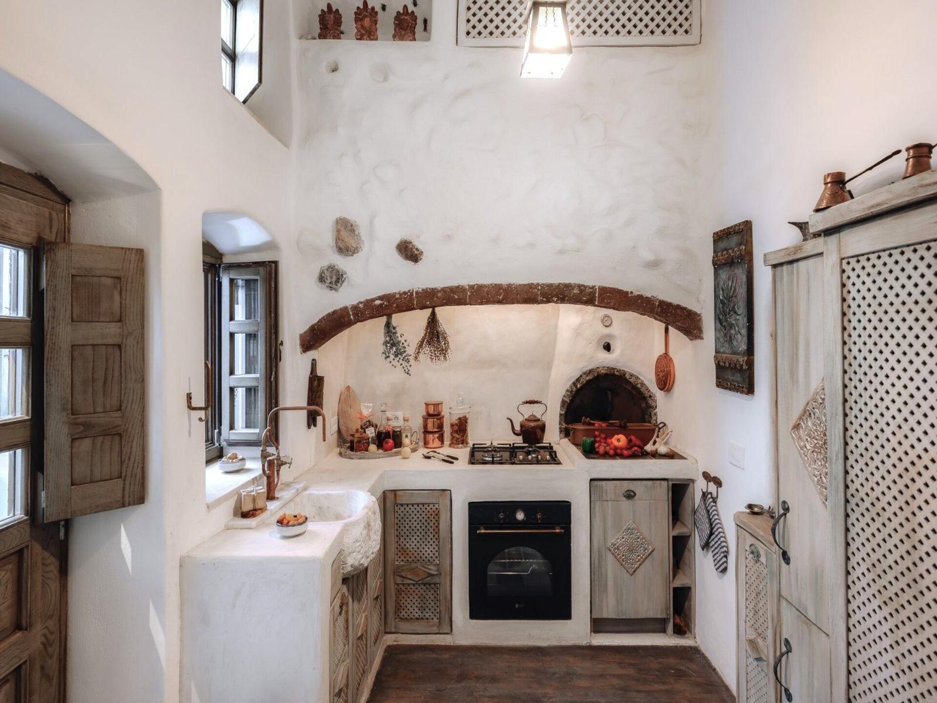 Villa Santa Croce: Luxe vakantiehuis met privézwembad en uitzicht op zee in Pyrgos, Santorini - foto 29