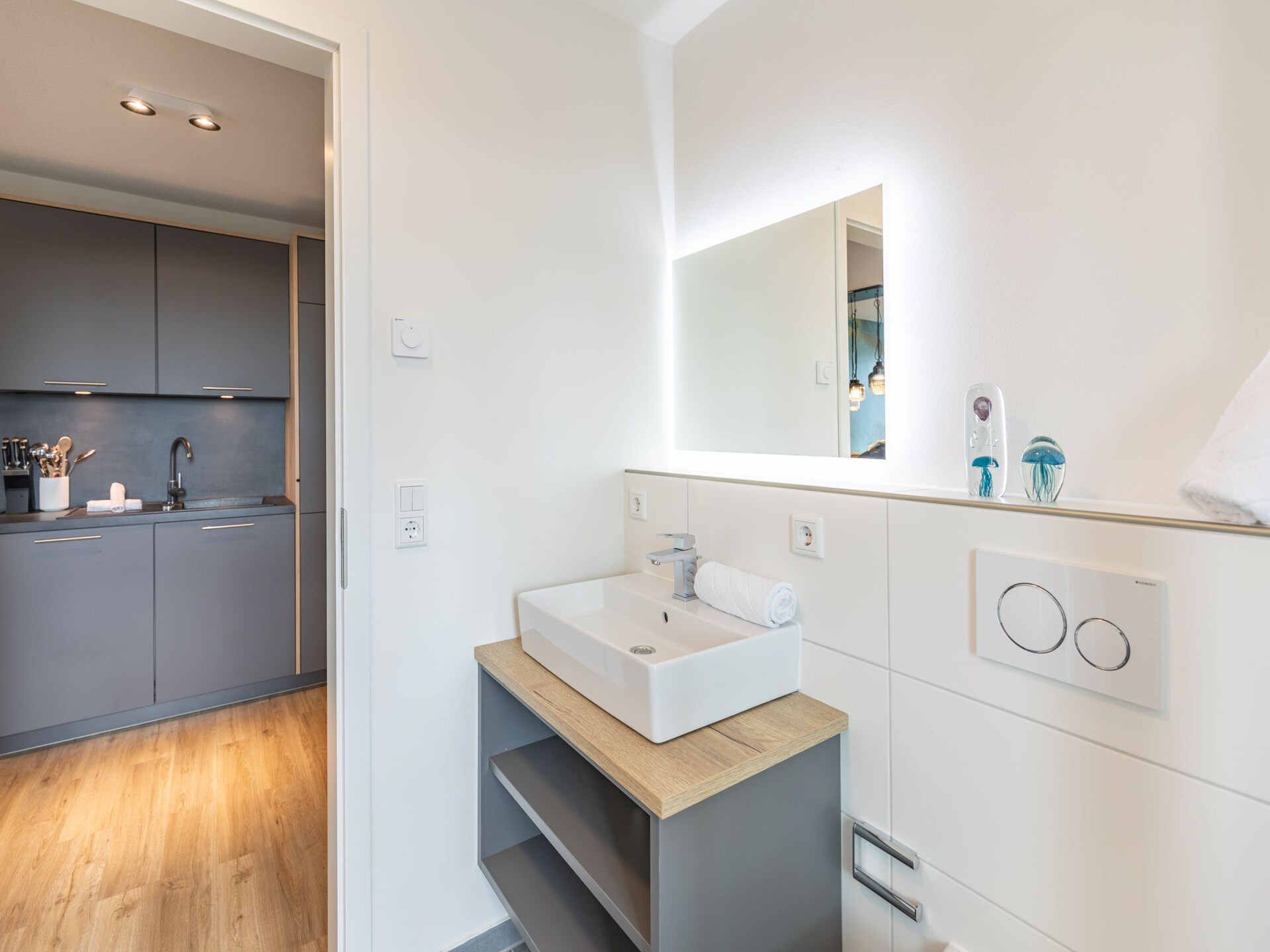 4-persoons stijlvol appartement aan zee in Nordstrand - foto 16