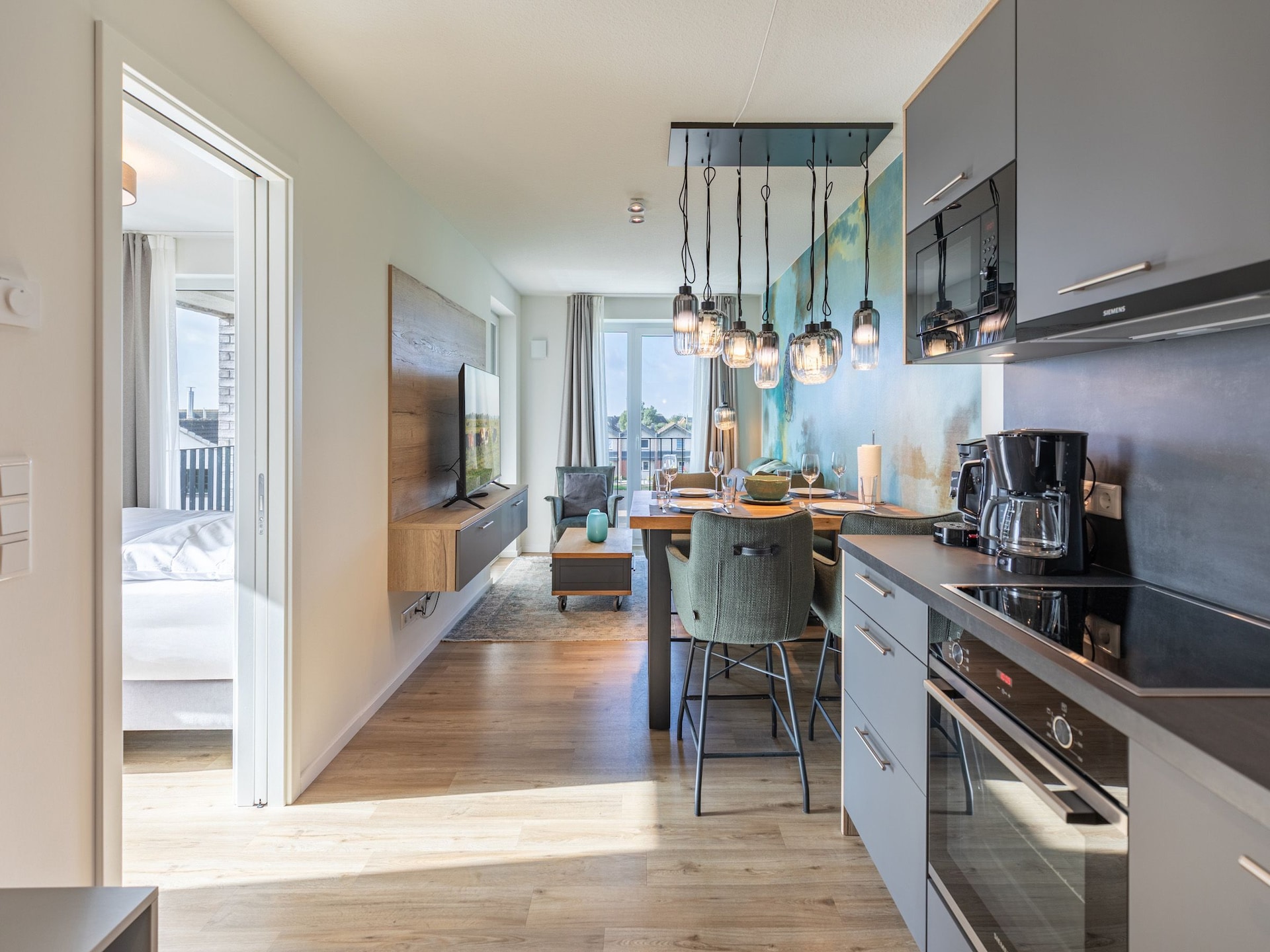 4-persoons stijlvol appartement aan zee in Nordstrand - foto 10