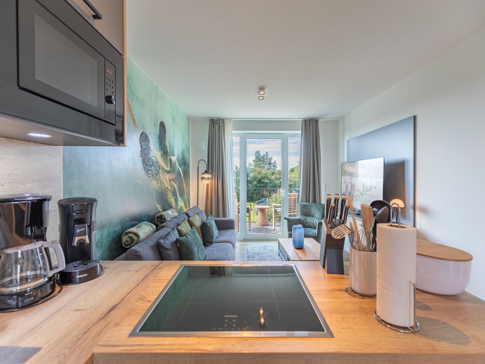 Stijlvol appartement met balkon vlak achter de dijk in Nordstrand - foto 12