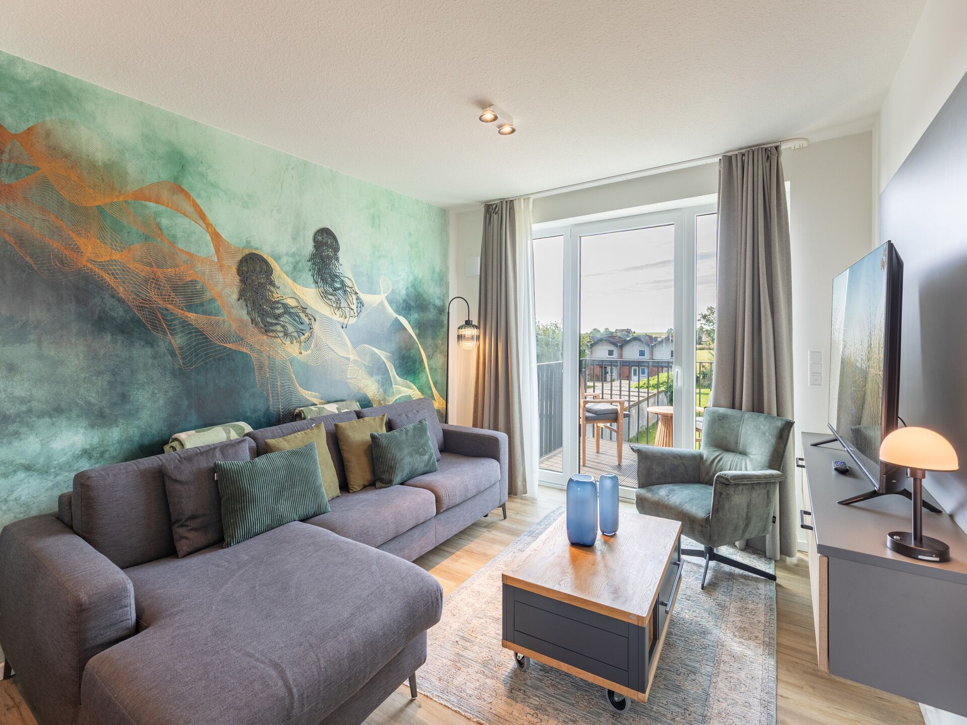 Stijlvol appartement met balkon vlak achter de dijk in Nordstrand - foto 6