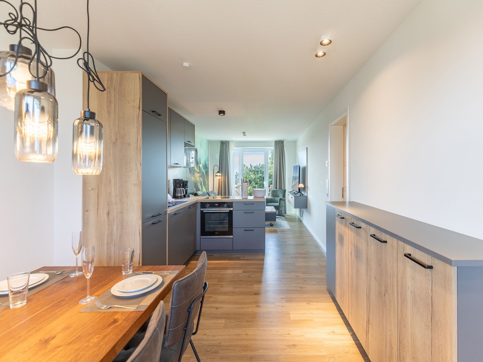 Stijlvol appartement met balkon vlak achter de dijk in Nordstrand - foto 14