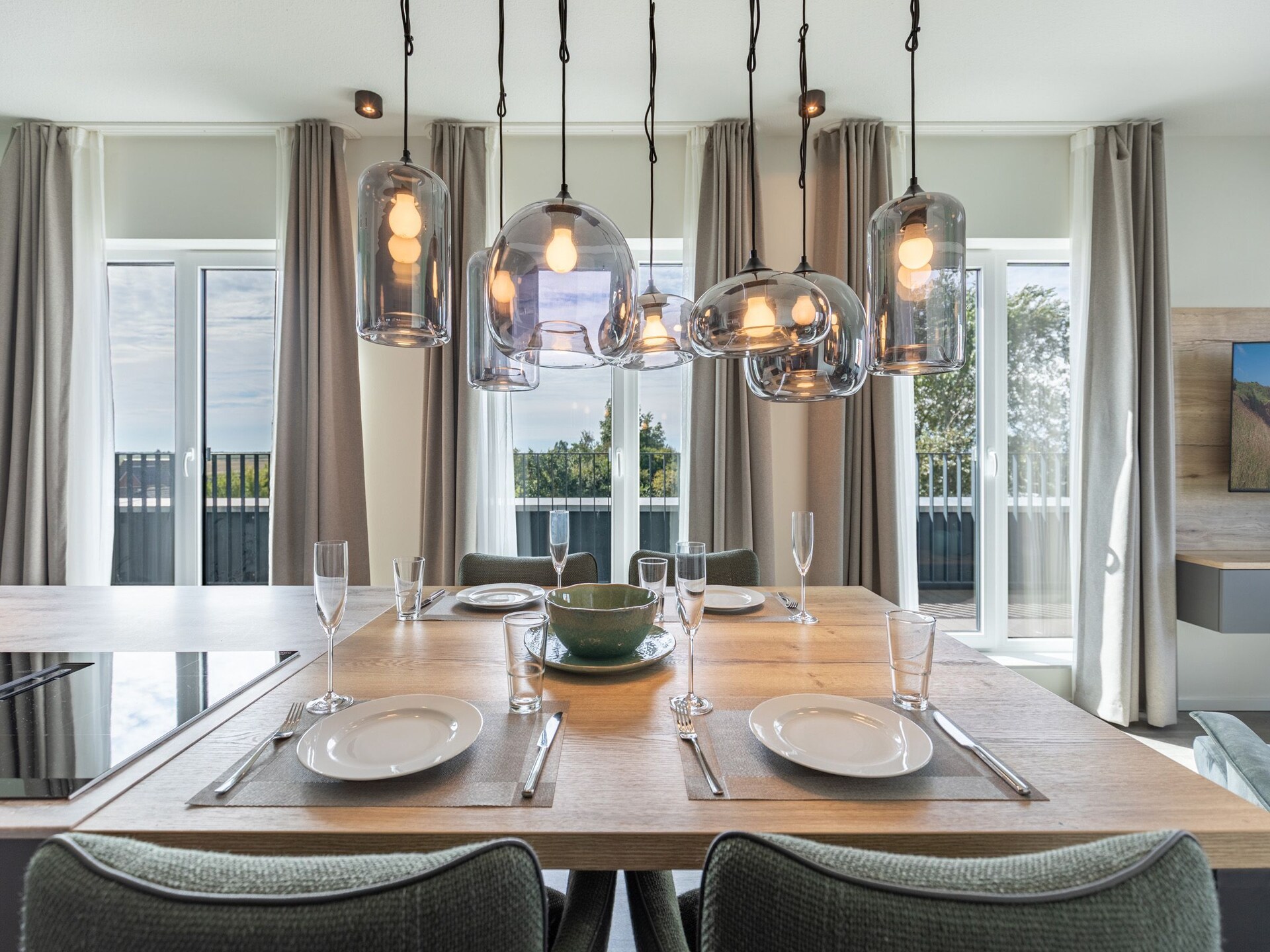 Stijlvol penthouse met stoomsauna en panoramisch zeezicht op Nordstrand - foto 12