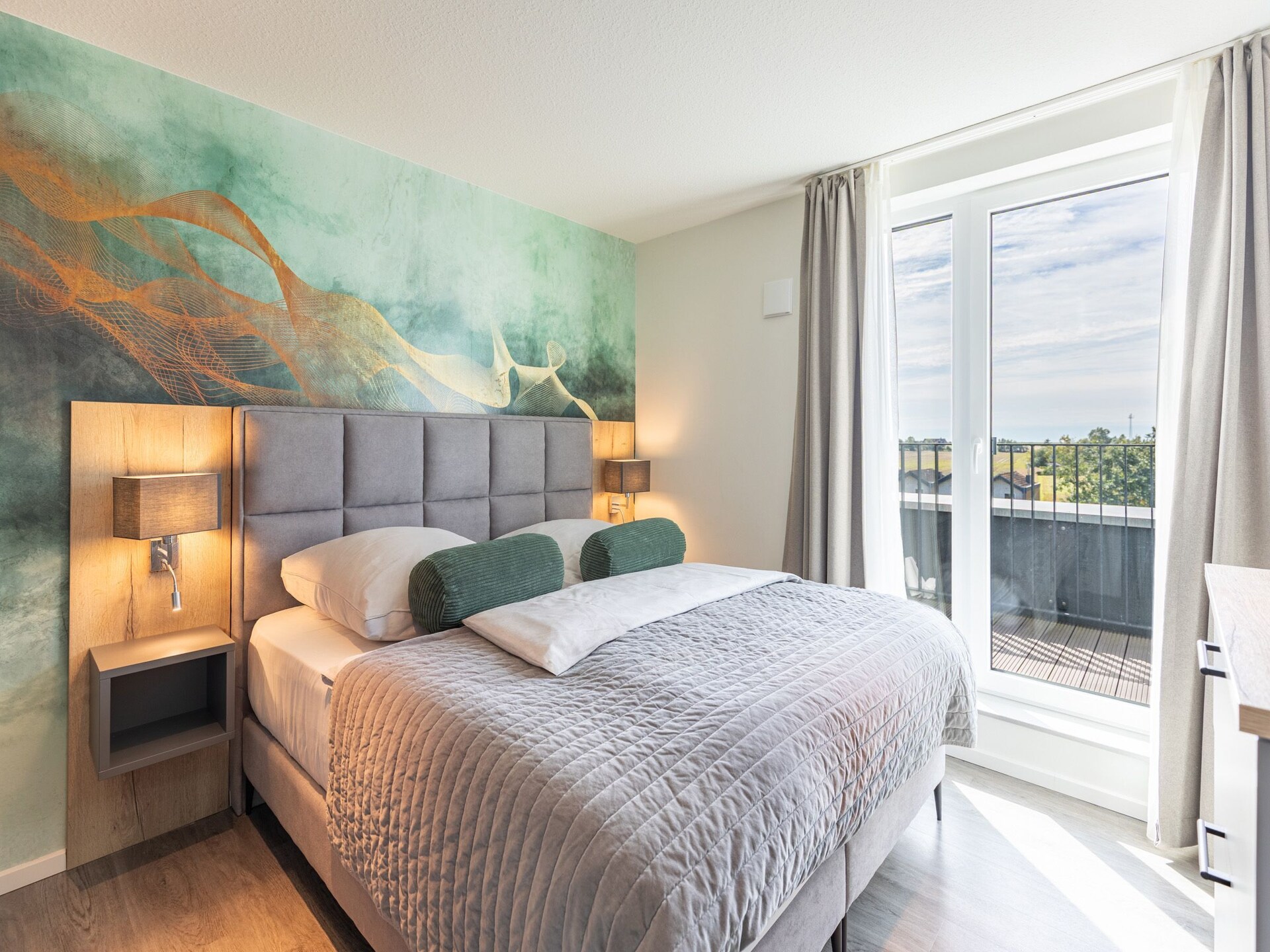 Stijlvol penthouse met stoomsauna en panoramisch zeezicht op Nordstrand - foto 18