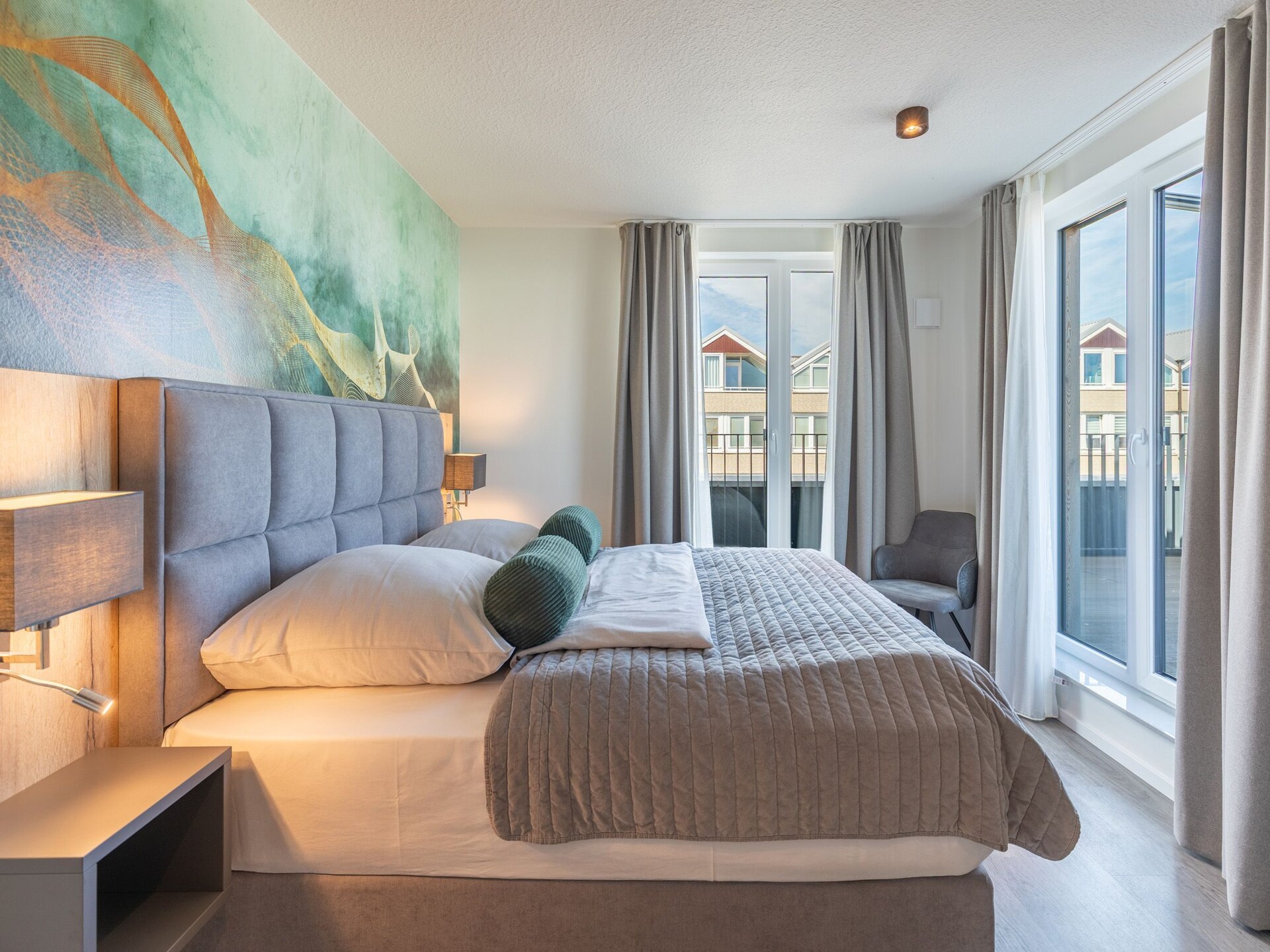 Stijlvol penthouse met stoomsauna en panoramisch zeezicht op Nordstrand - foto 21