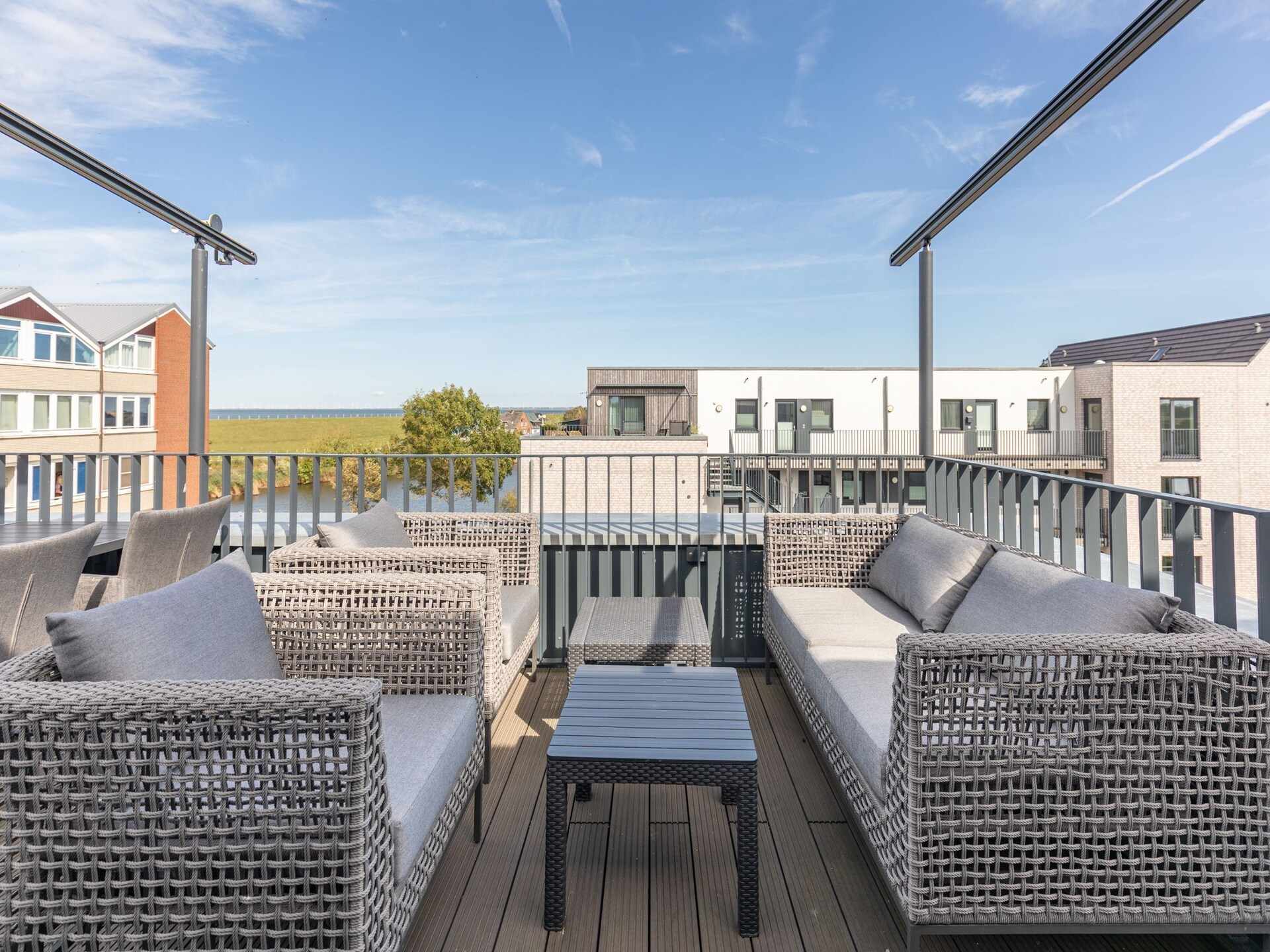 Stijlvol penthouse met stoomsauna en panoramisch zeezicht op Nordstrand - foto 32