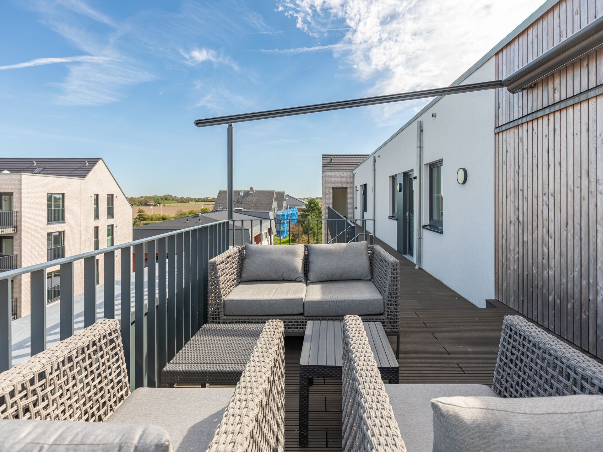Stijlvol penthouse met stoomsauna en panoramisch zeezicht op Nordstrand - foto 33