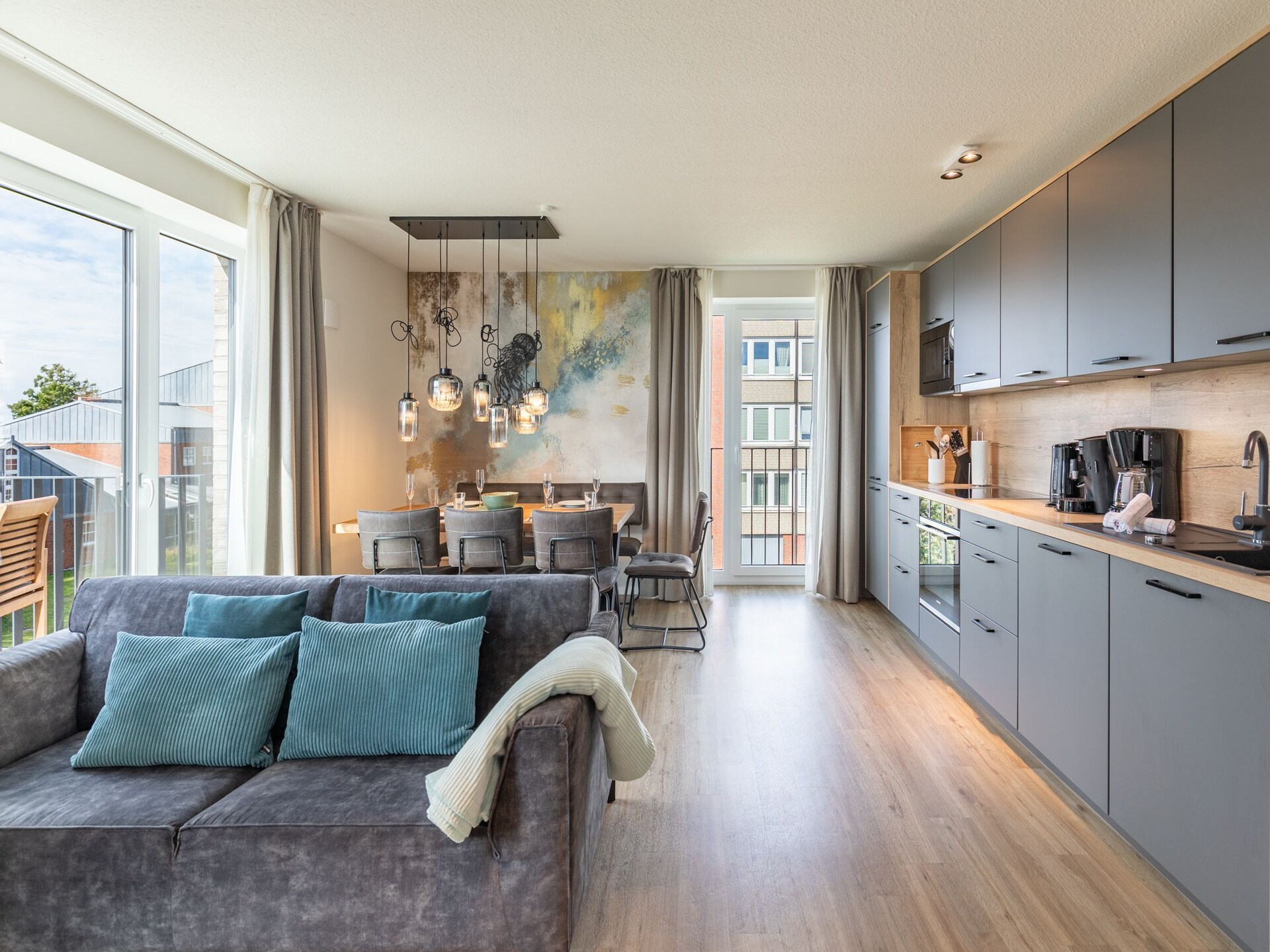 Luxe appartement met zeezicht, sauna en balkon op Nordstrand - foto 2