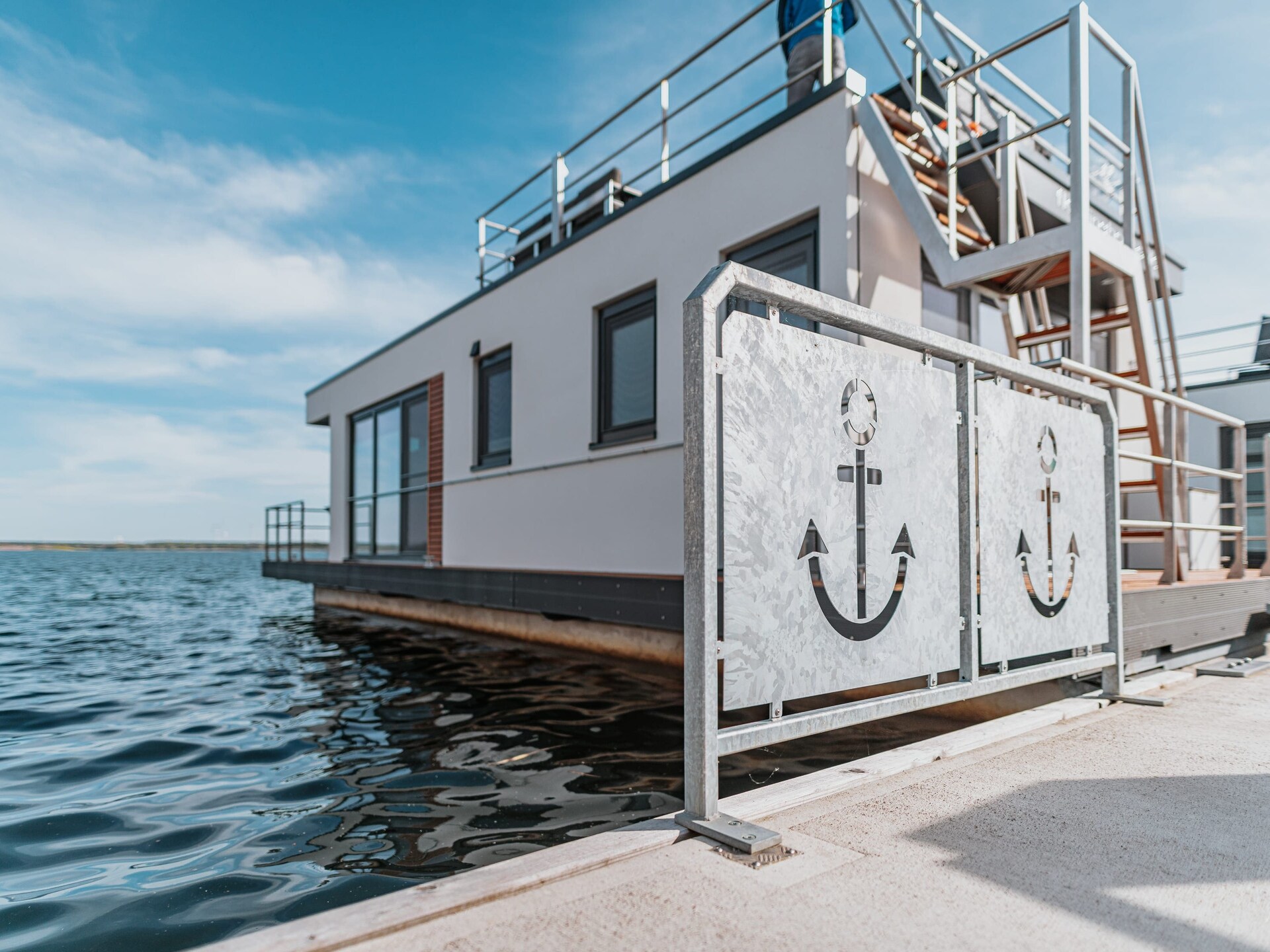 Modern hausboot aan Gräbendorfer See in Spreewald voor 4 personen - foto 8