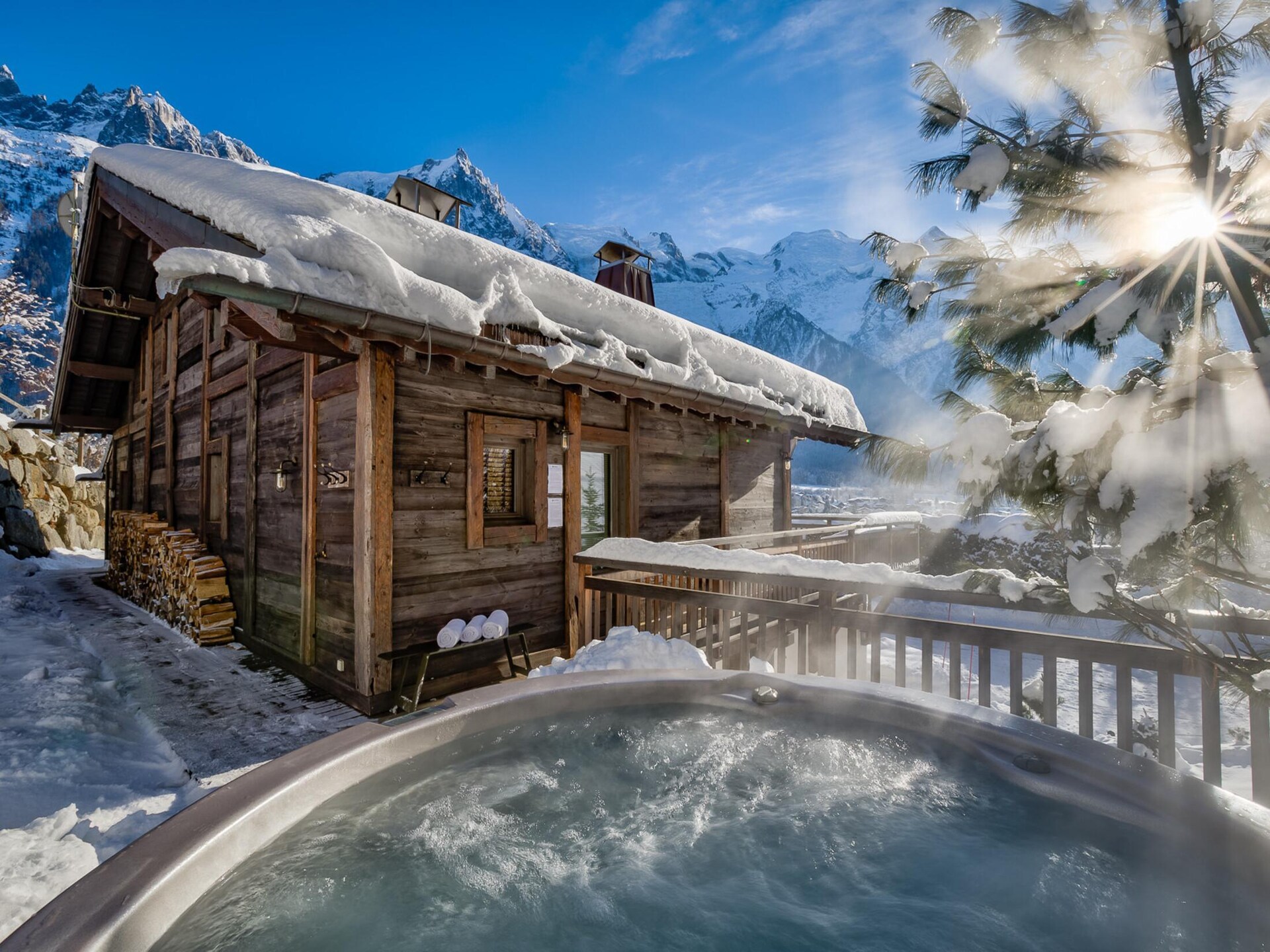 Luxe chalet aan de golfbaan met panoramisch uitzicht op het Mont Blanc-massief - foto 28