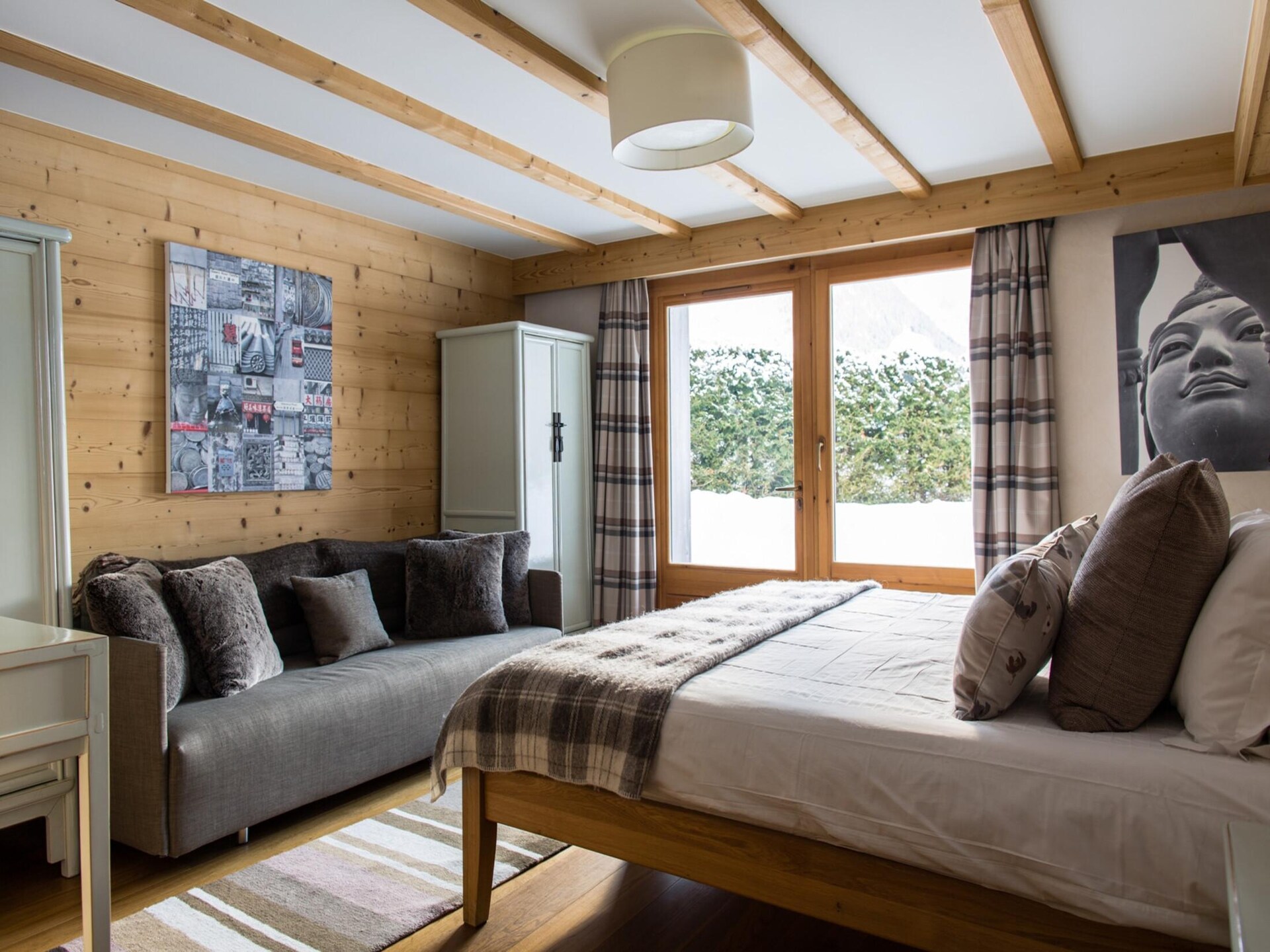 Luxe chalet aan de golfbaan met panoramisch uitzicht op het Mont Blanc-massief - foto 14
