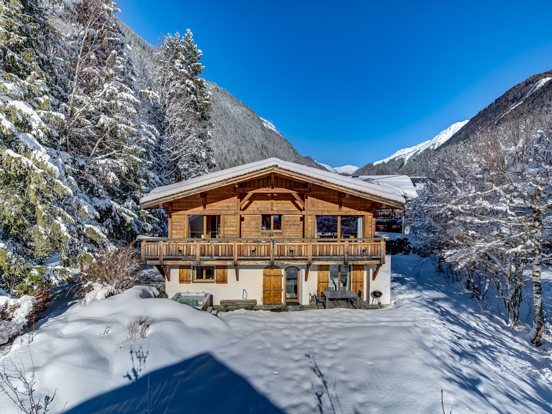 Luxe wellnesschalet Capricorne met Mont Blanc-uitzicht aan de golfbaan - foto 29