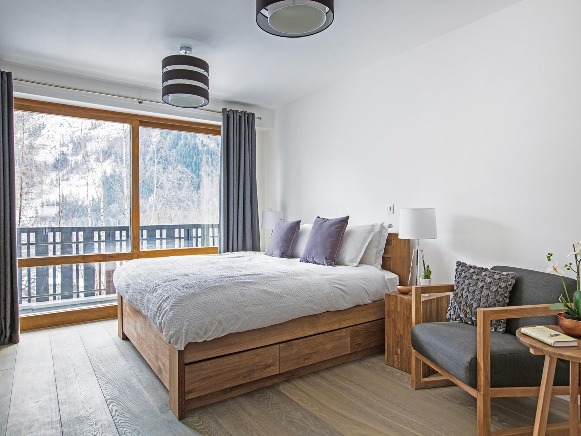 Luxe appartement met Mont Blanc uitzicht, 50m van skilift Brévent - foto 10