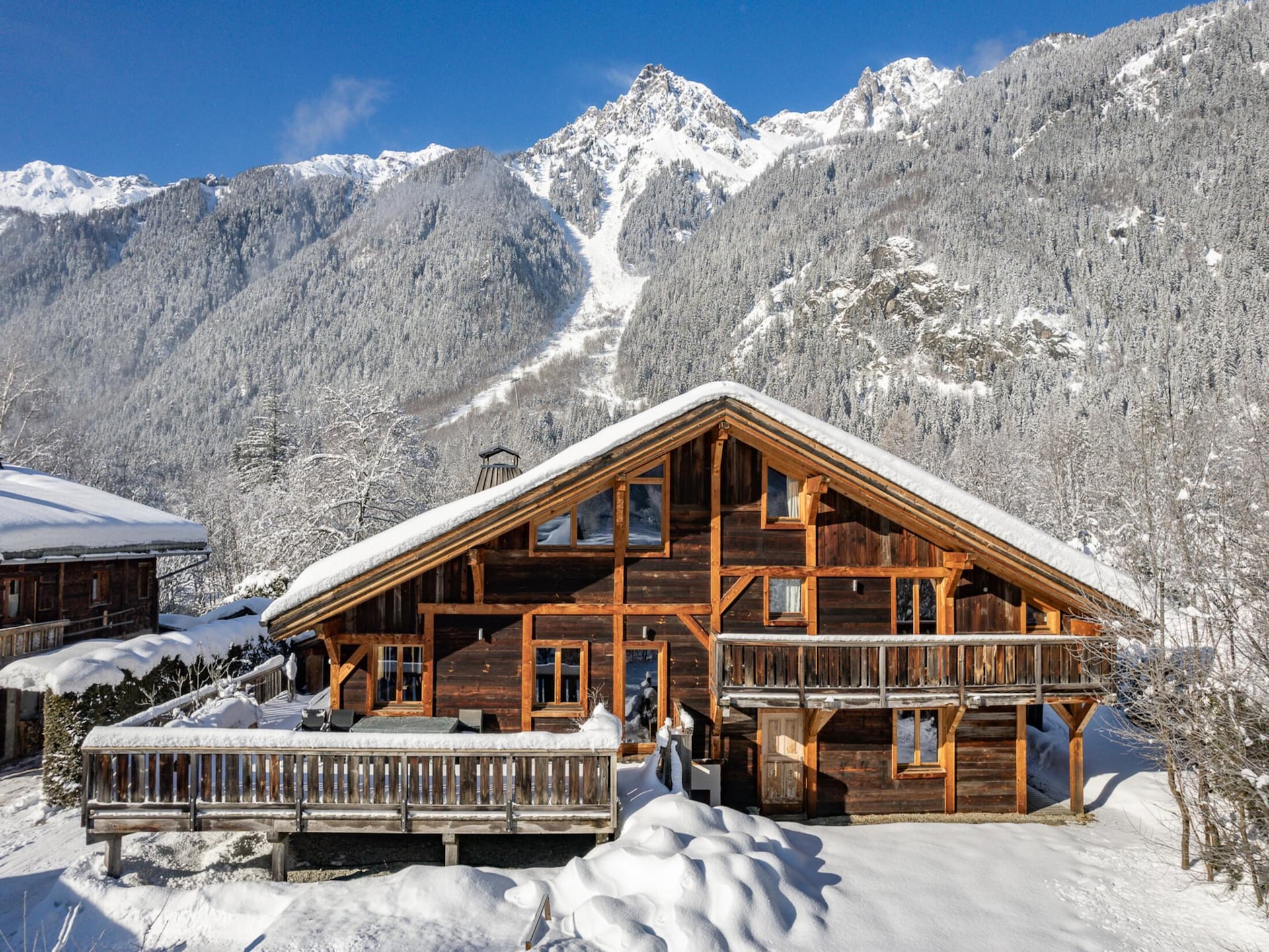 Chalet Amelie: 14-persoons chalet met sauna, hot tub & Mont Blanc-zicht - foto 26
