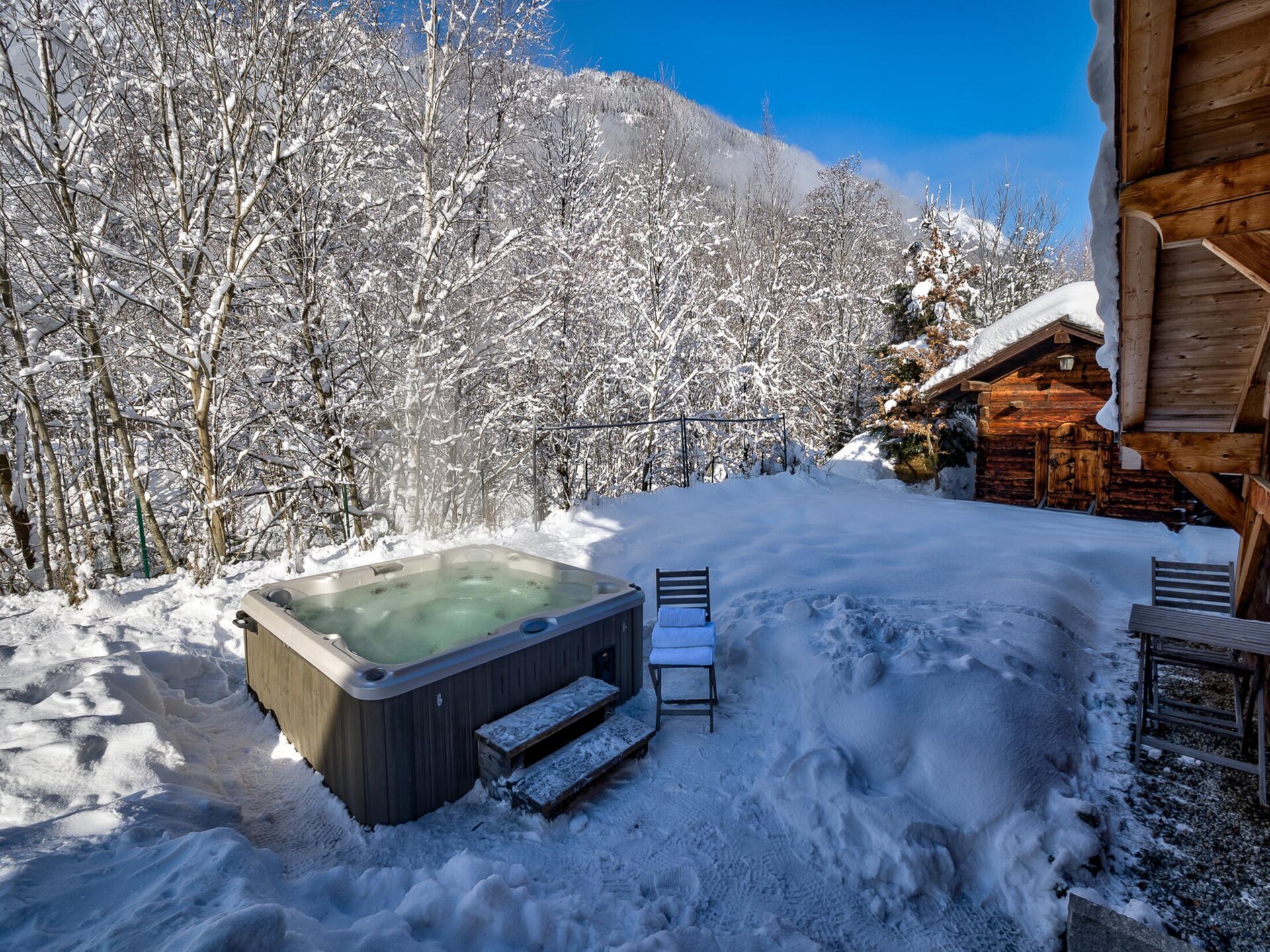 Chalet Amelie: 14-persoons chalet met sauna, hot tub & Mont Blanc-zicht - foto 24