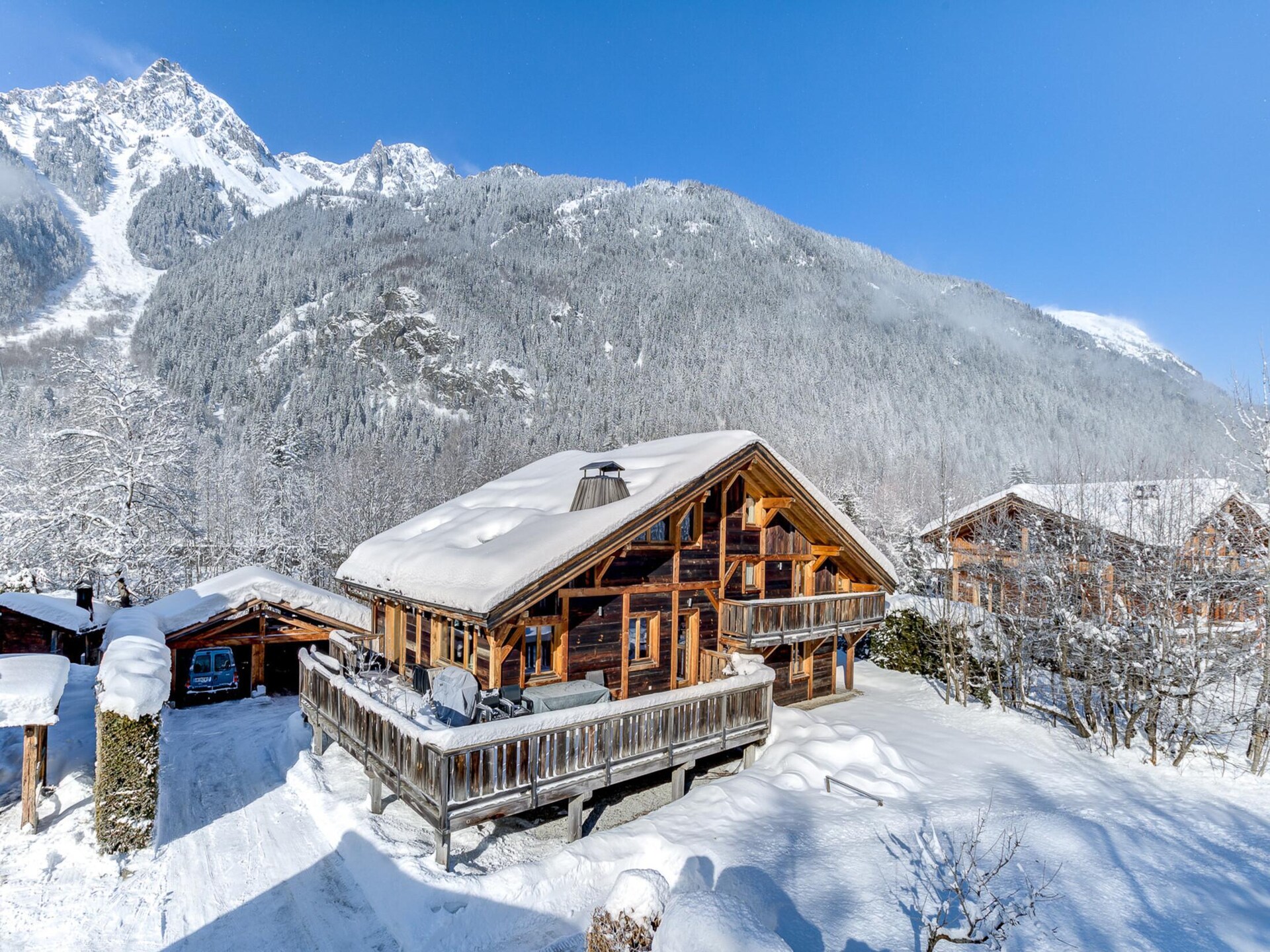 Chalet Amelie: 14-persoons chalet met sauna, hot tub & Mont Blanc-zicht - foto 28
