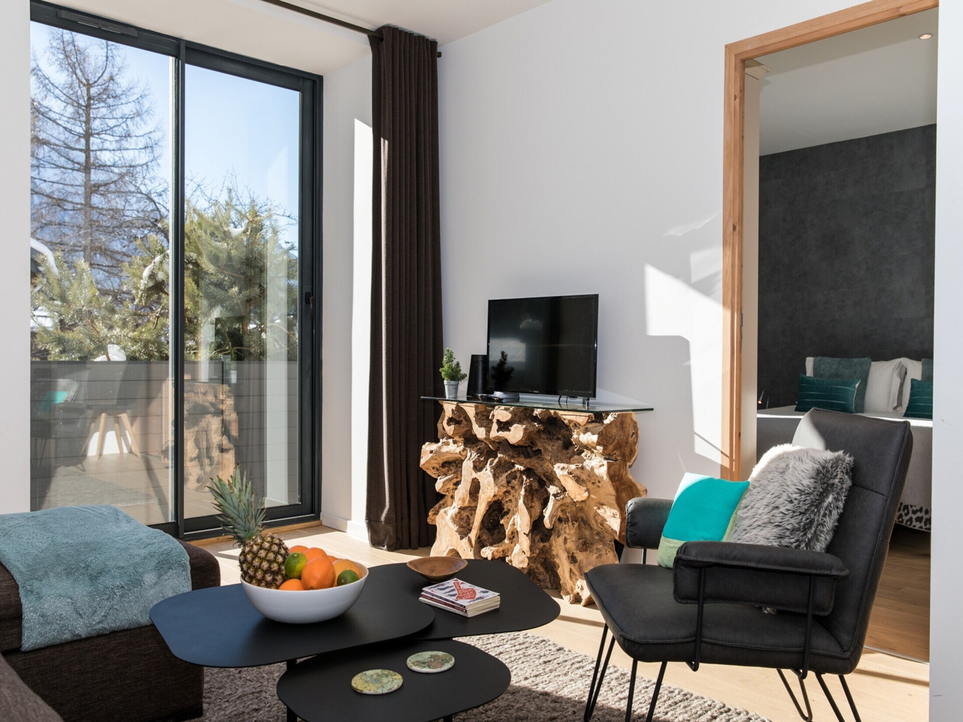 Chamois 2: Zonnig appartement in Chamonix met uitzicht op de Mont Blanc - foto 7