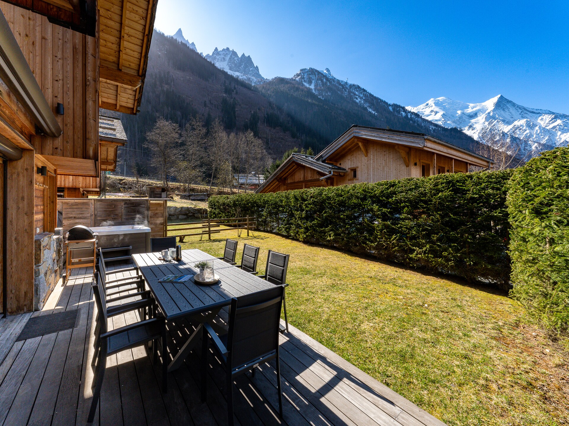 Chalet Planards 1: 10-persoons chalet met sauna, hot tub en Mont Blanc uitzicht - foto 29