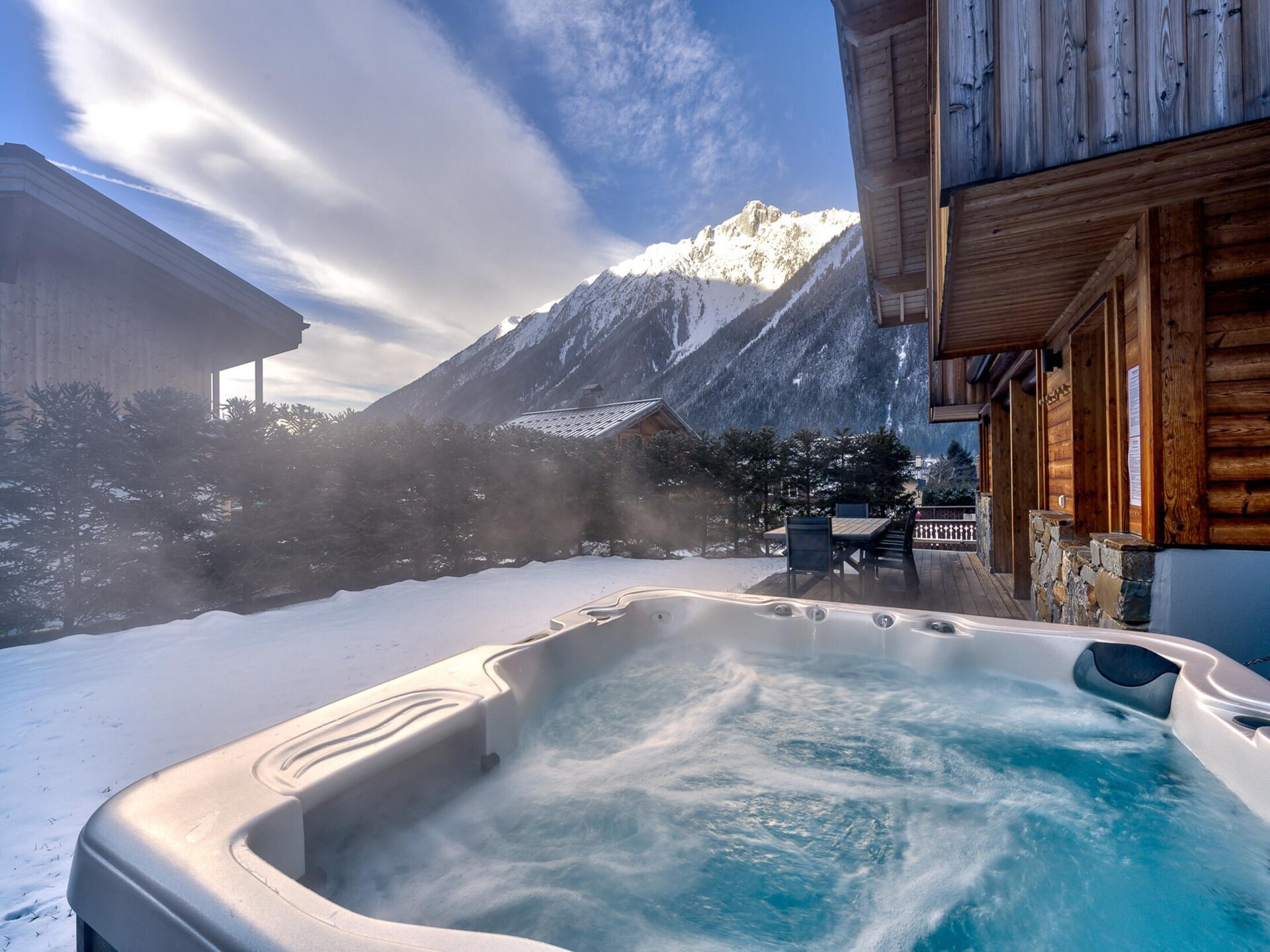 Chalet Planards 1: 10-persoons chalet met sauna, hot tub en Mont Blanc uitzicht - foto 24