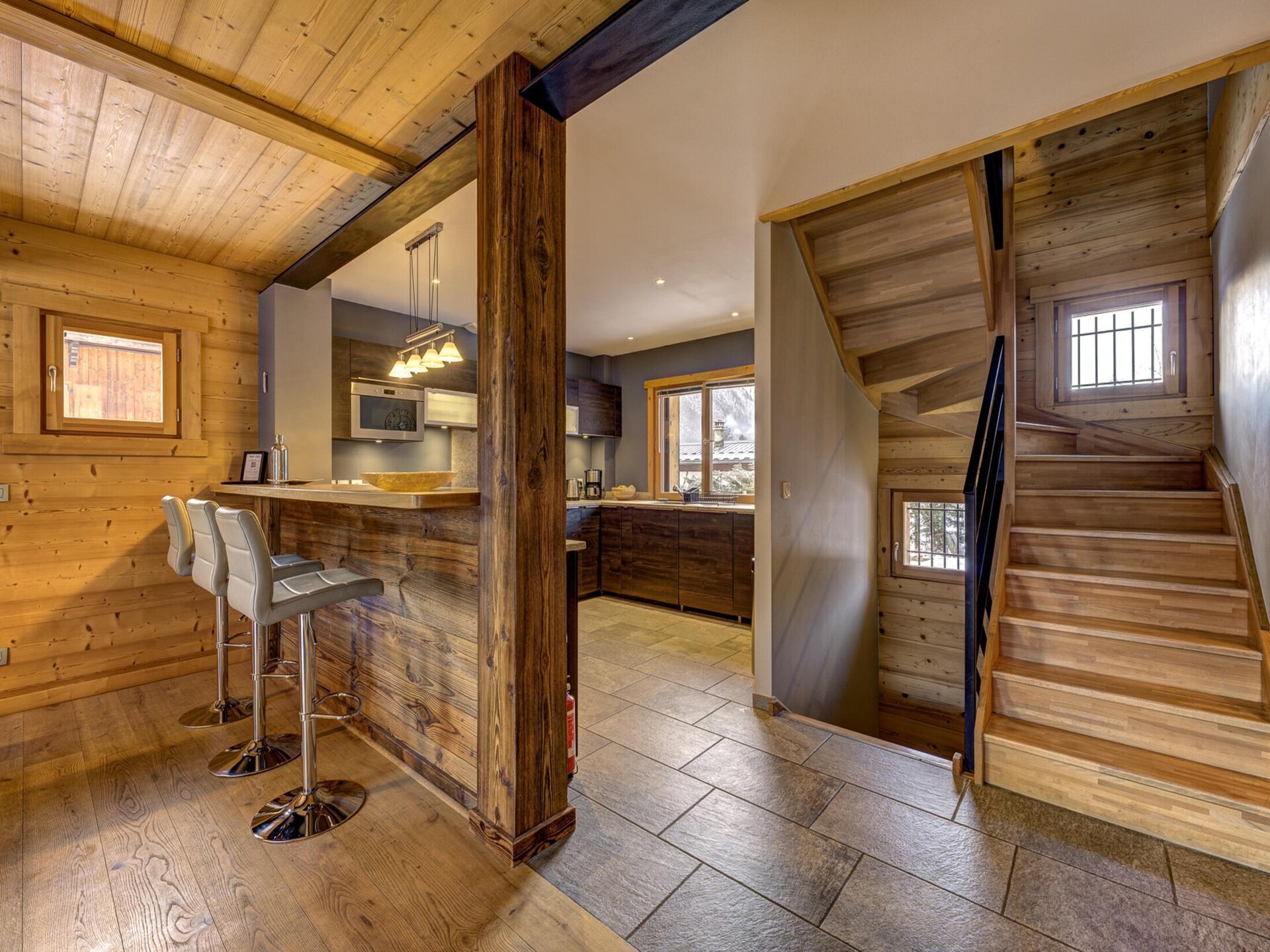 Chalet Planards 1: 10-persoons chalet met sauna, hot tub en Mont Blanc uitzicht - foto 11