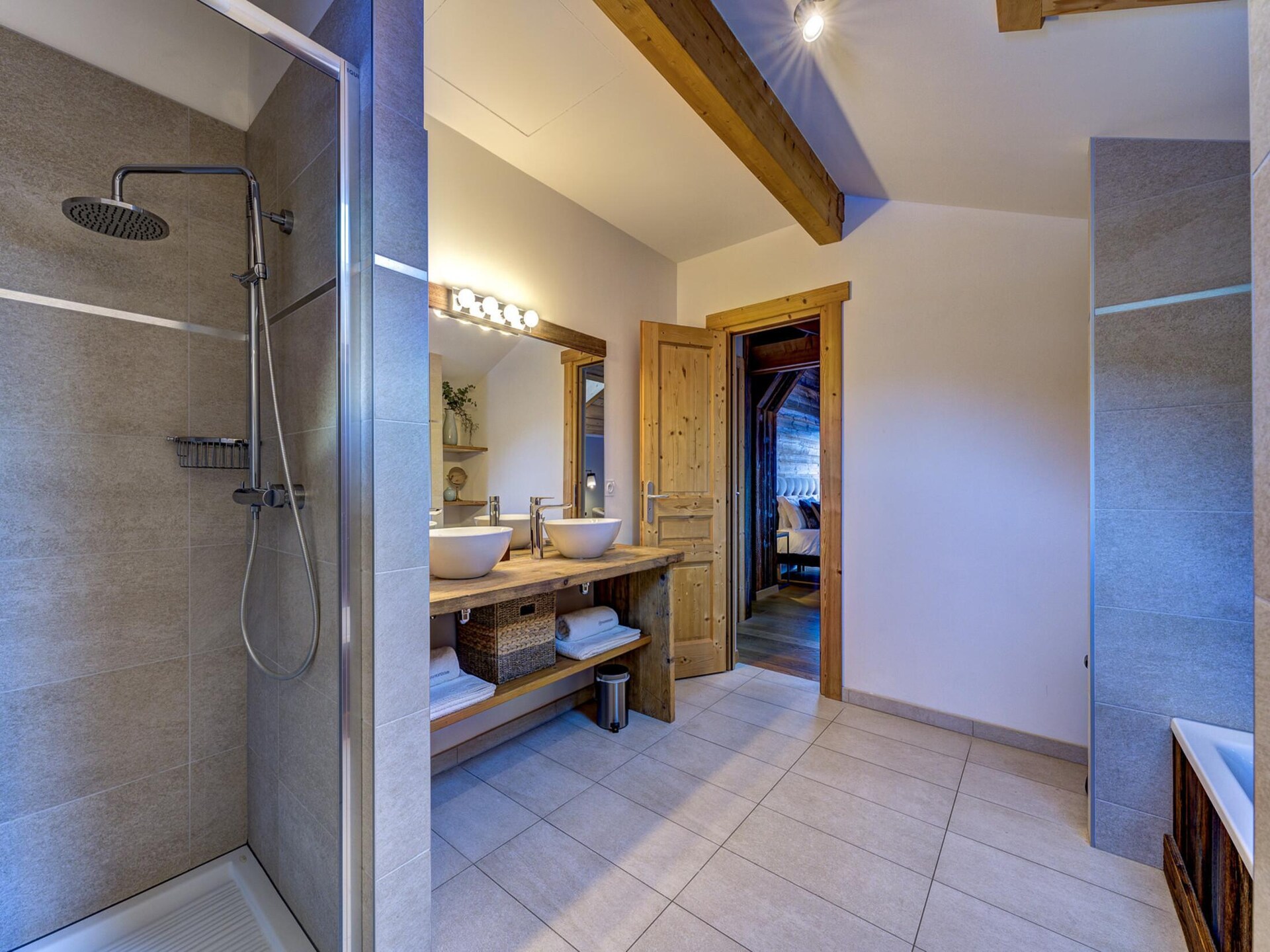 Chalet Planards 1: 10-persoons chalet met sauna, hot tub en Mont Blanc uitzicht - foto 18