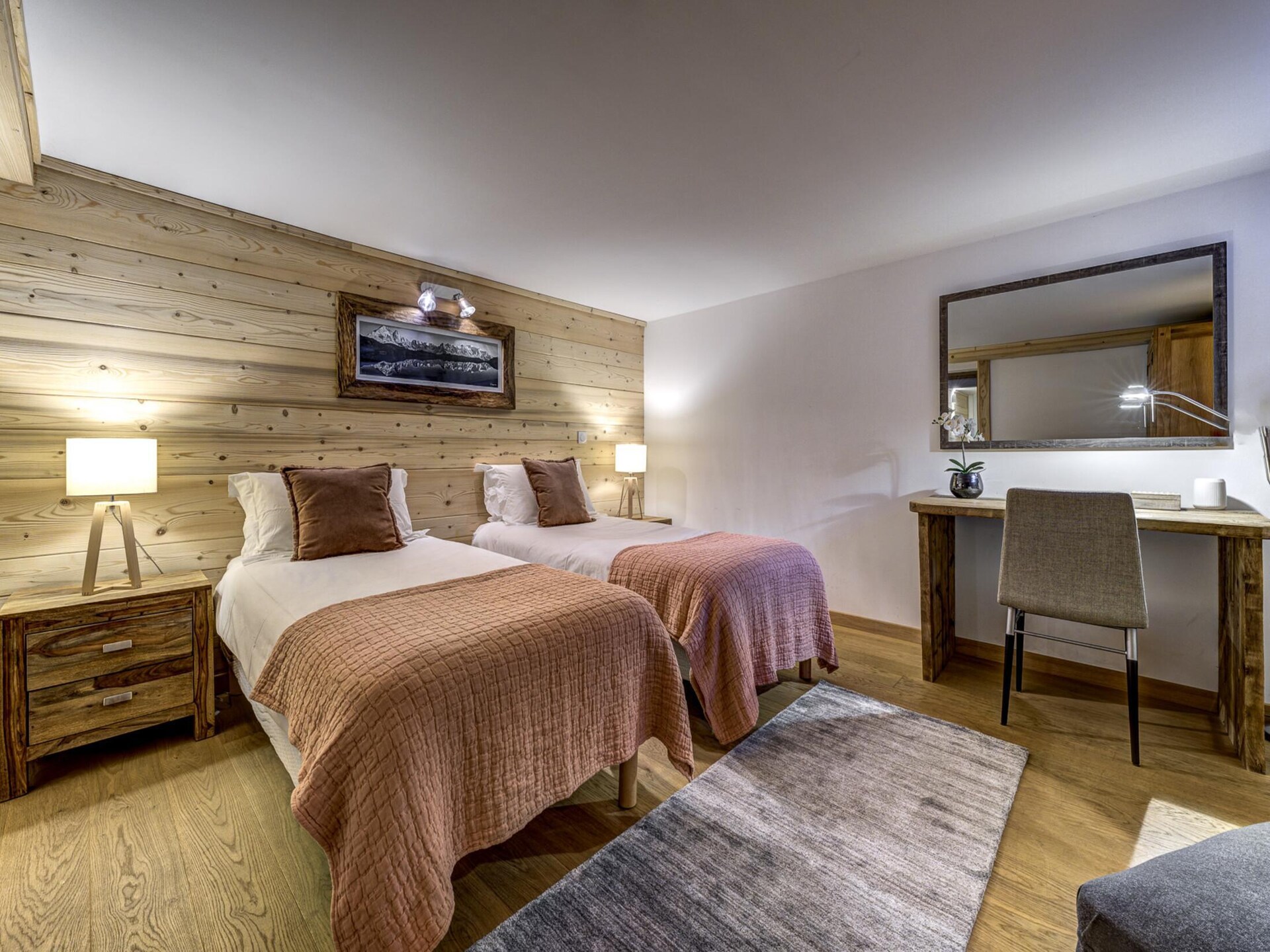 Chalet Planards 1: 10-persoons chalet met sauna, hot tub en Mont Blanc uitzicht - foto 15