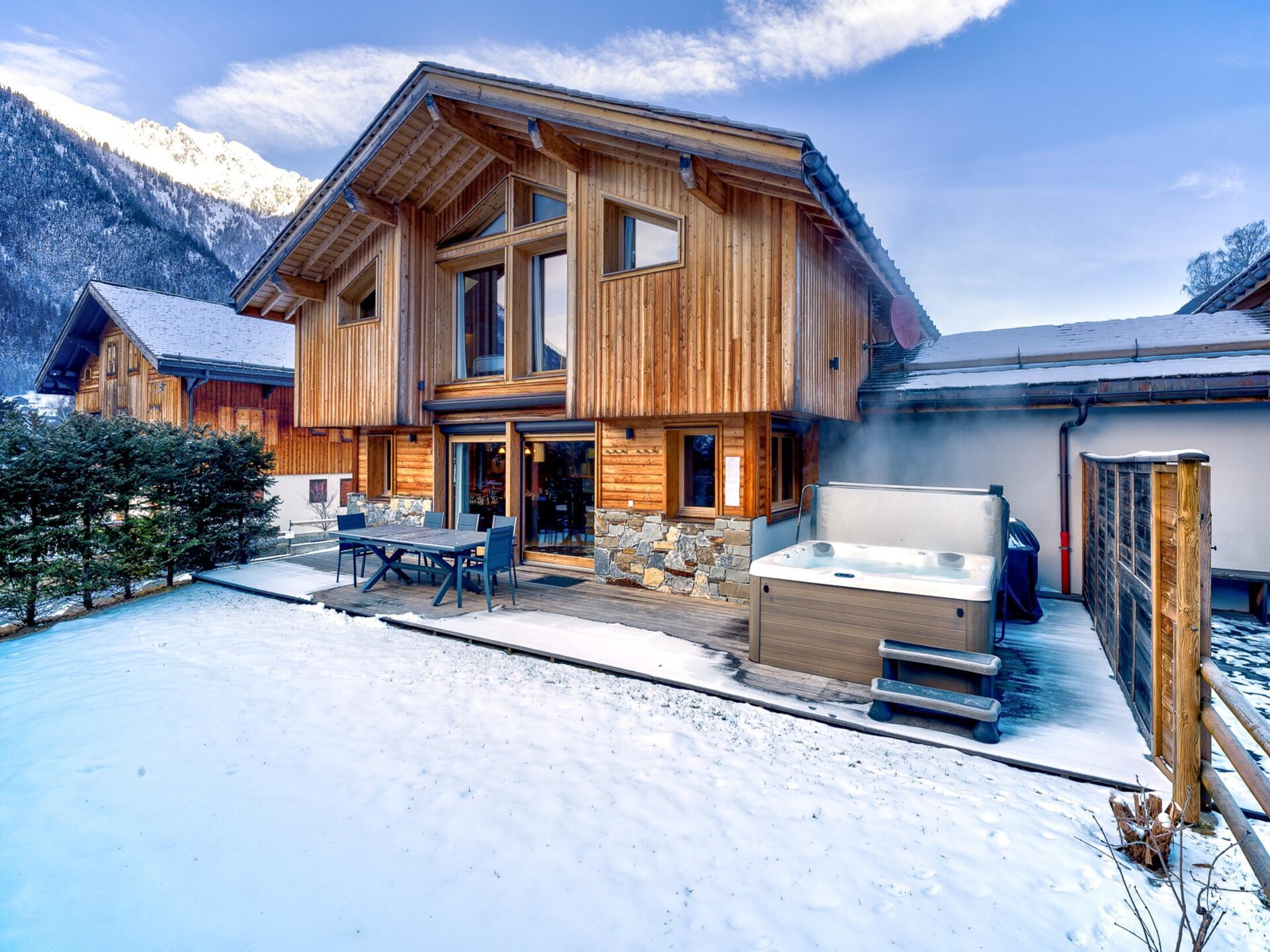 Chalet Planards 1: 10-persoons chalet met sauna, hot tub en Mont Blanc uitzicht - foto 33