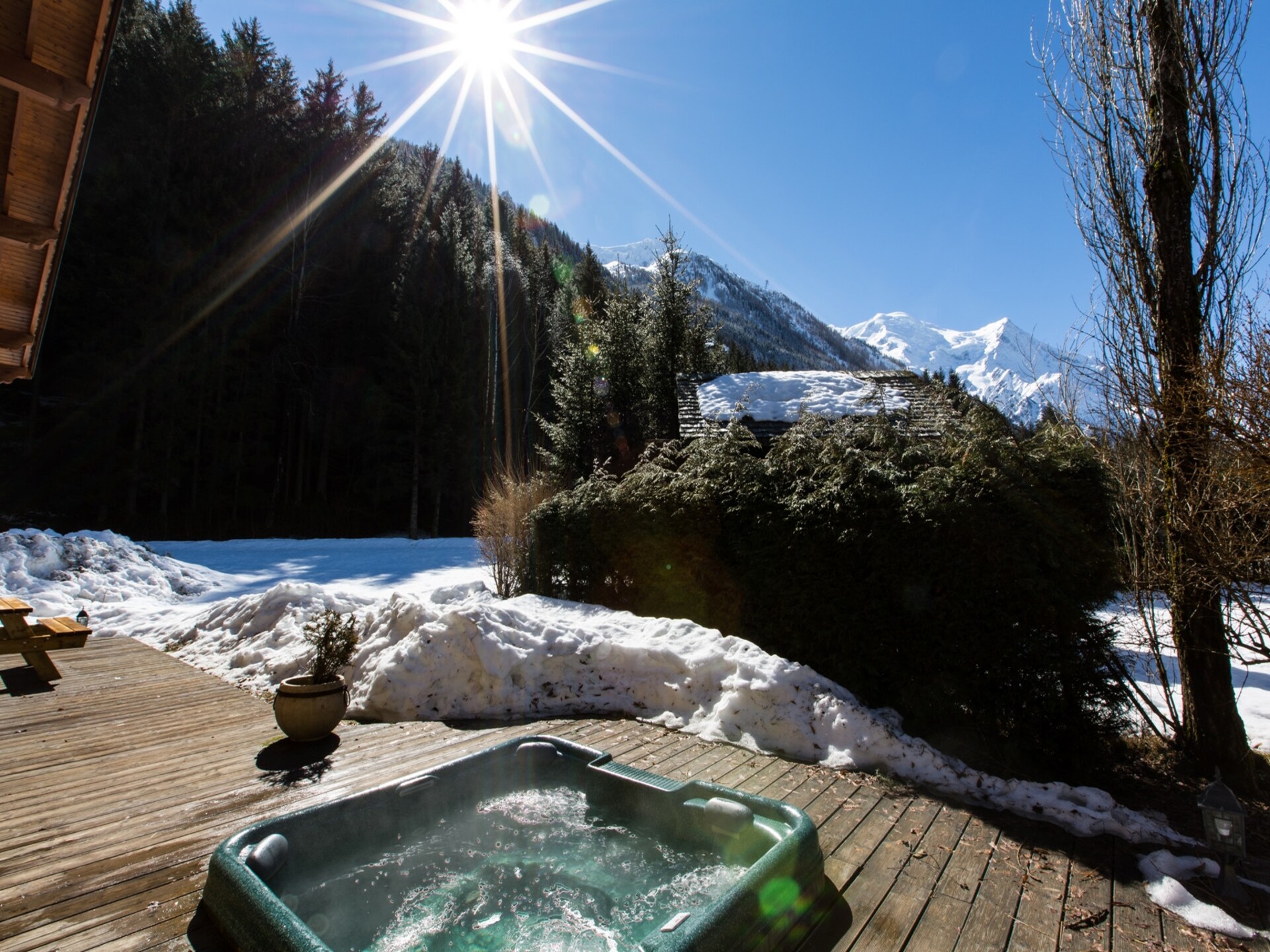 Ruim chalet voor 8 met hot tub, tuin en Mont Blanc-zicht in Chamonix - foto 27