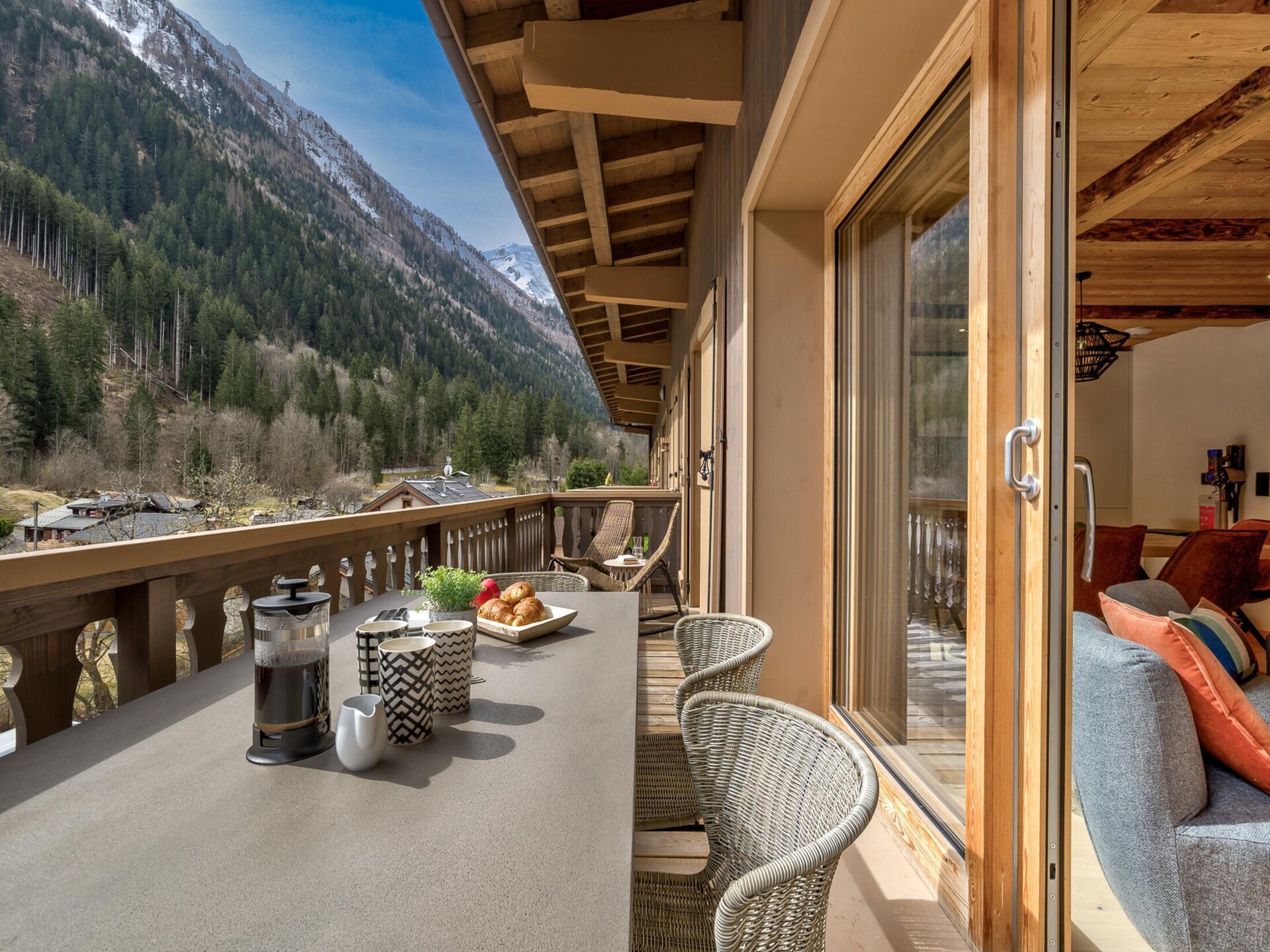 Stijlvol appartement in Chamonix met uitzicht op Mont Blanc, vlakbij de piste - foto 21