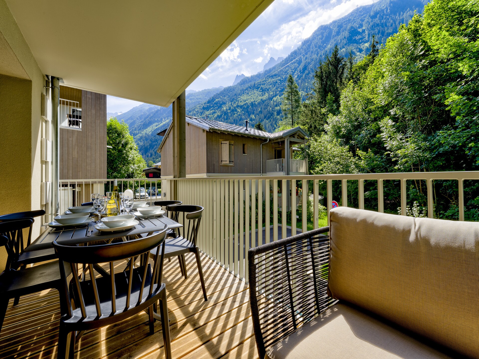 Modern Alpenappartement met bergzicht in Chamonix, vlakbij centrum - foto 21