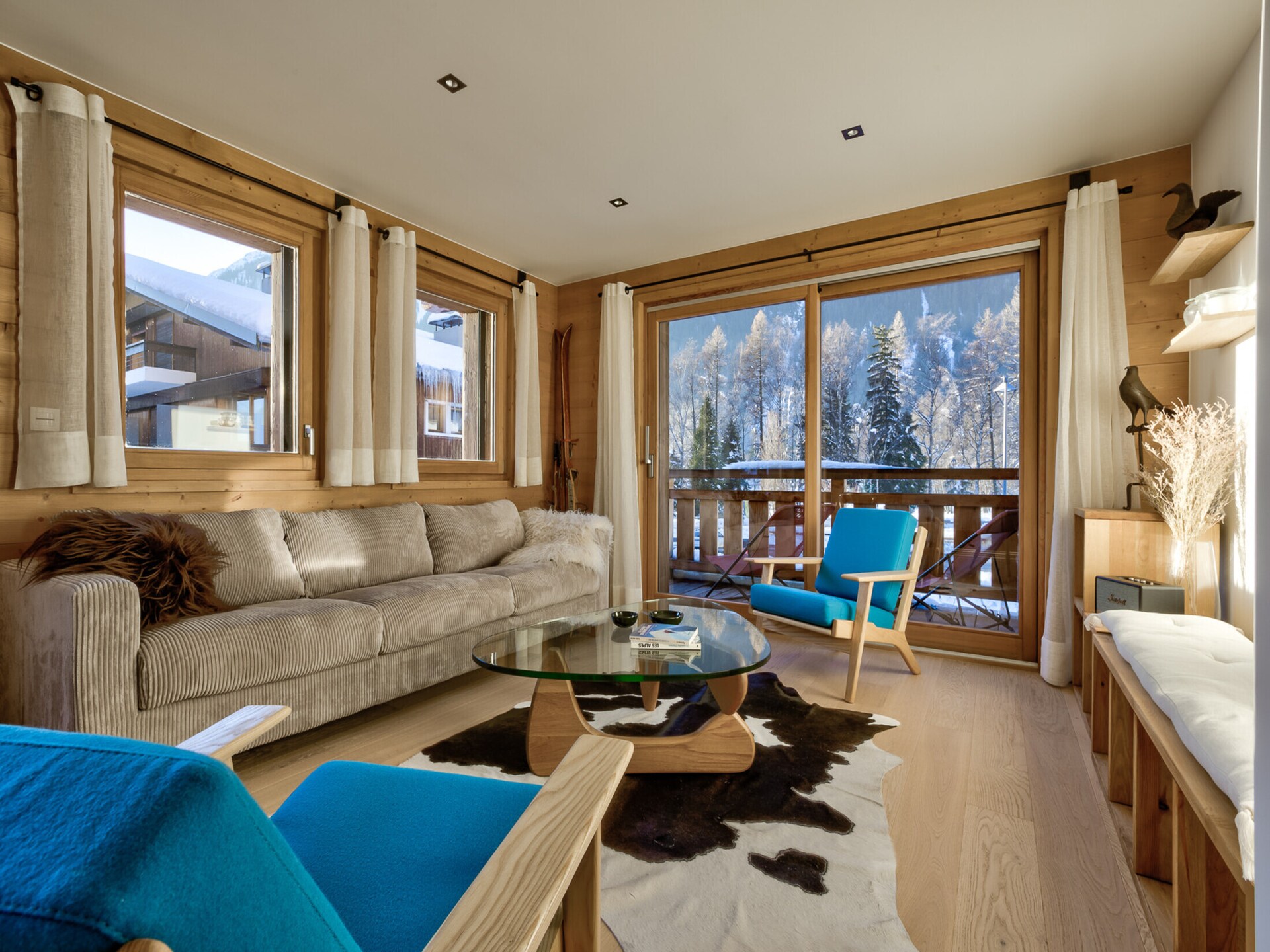 Modern appartement aan de golfbaan met bergzicht in Les Praz, Chamonix - foto 2