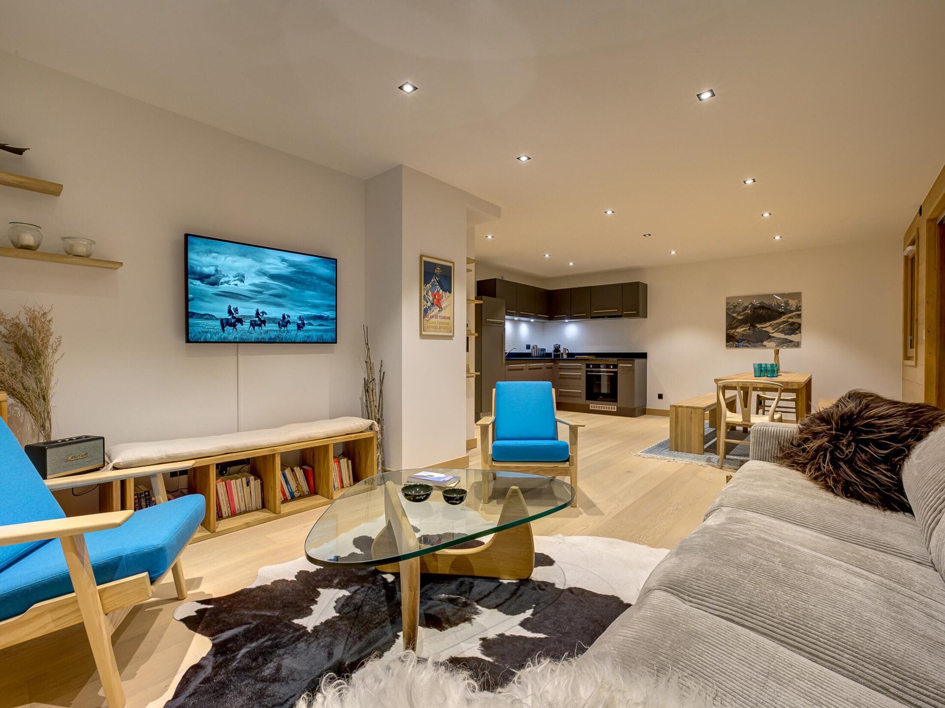 Modern appartement aan de golfbaan met bergzicht in Les Praz, Chamonix - foto 7