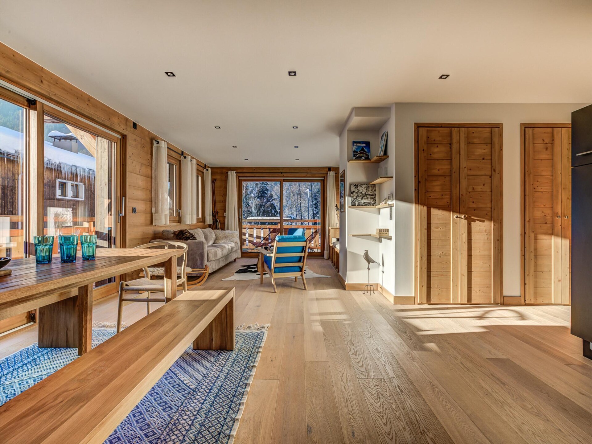Modern appartement aan de golfbaan met bergzicht in Les Praz, Chamonix - foto 5