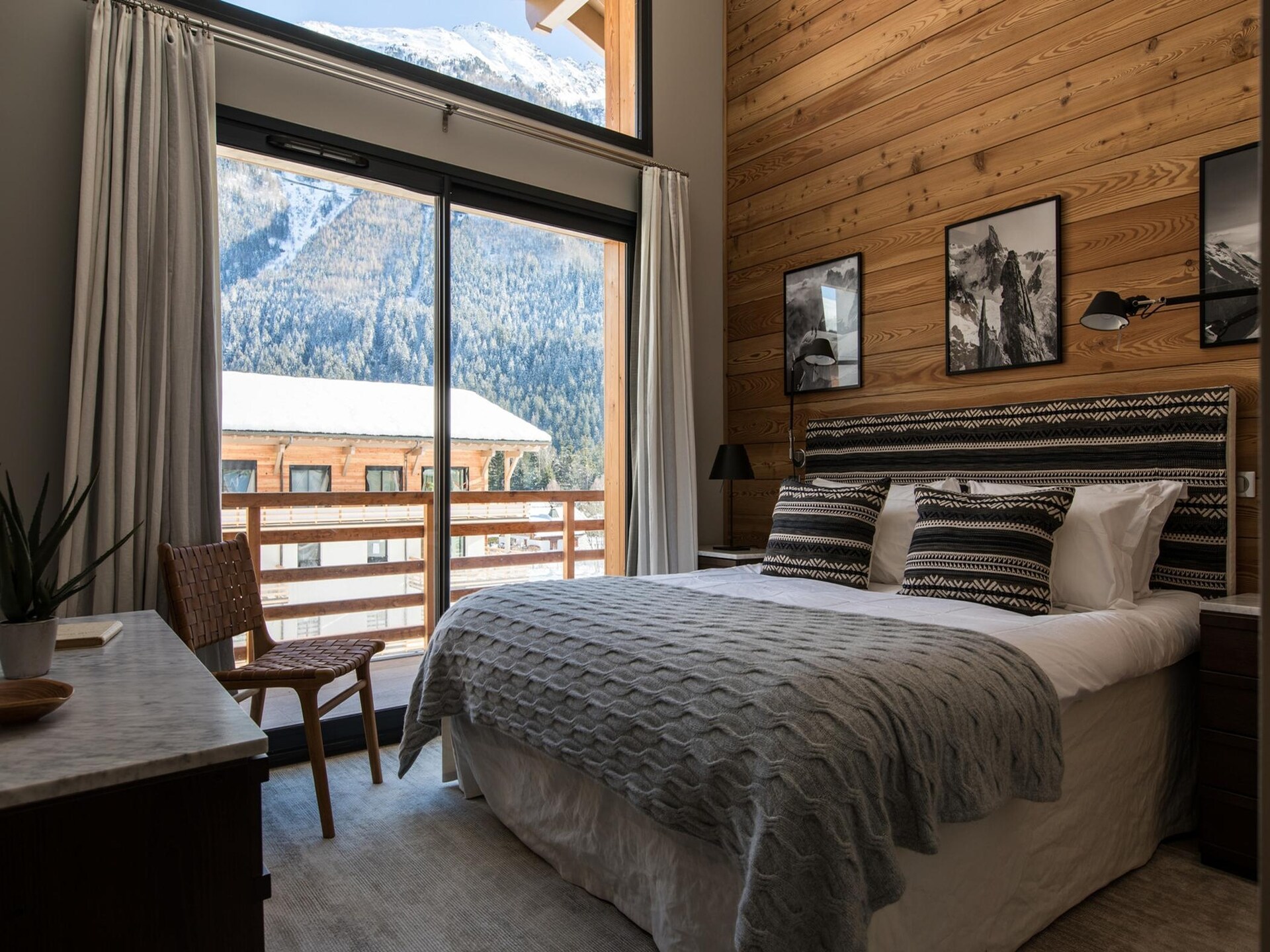 Luxe appartement met Mont-Blanc uitzicht, spa en zwembad in Chamonix - foto 9