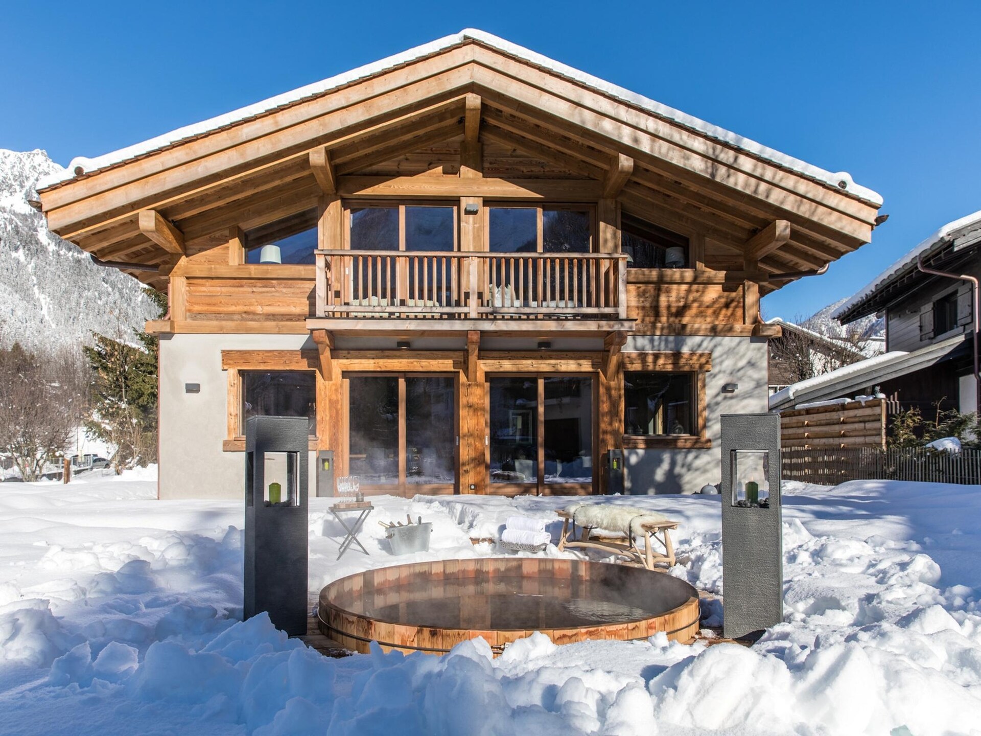 Chalet Seren: Elegant toevluchtsoord voor 10 personen aan de golfbaan van Chamonix - foto 26