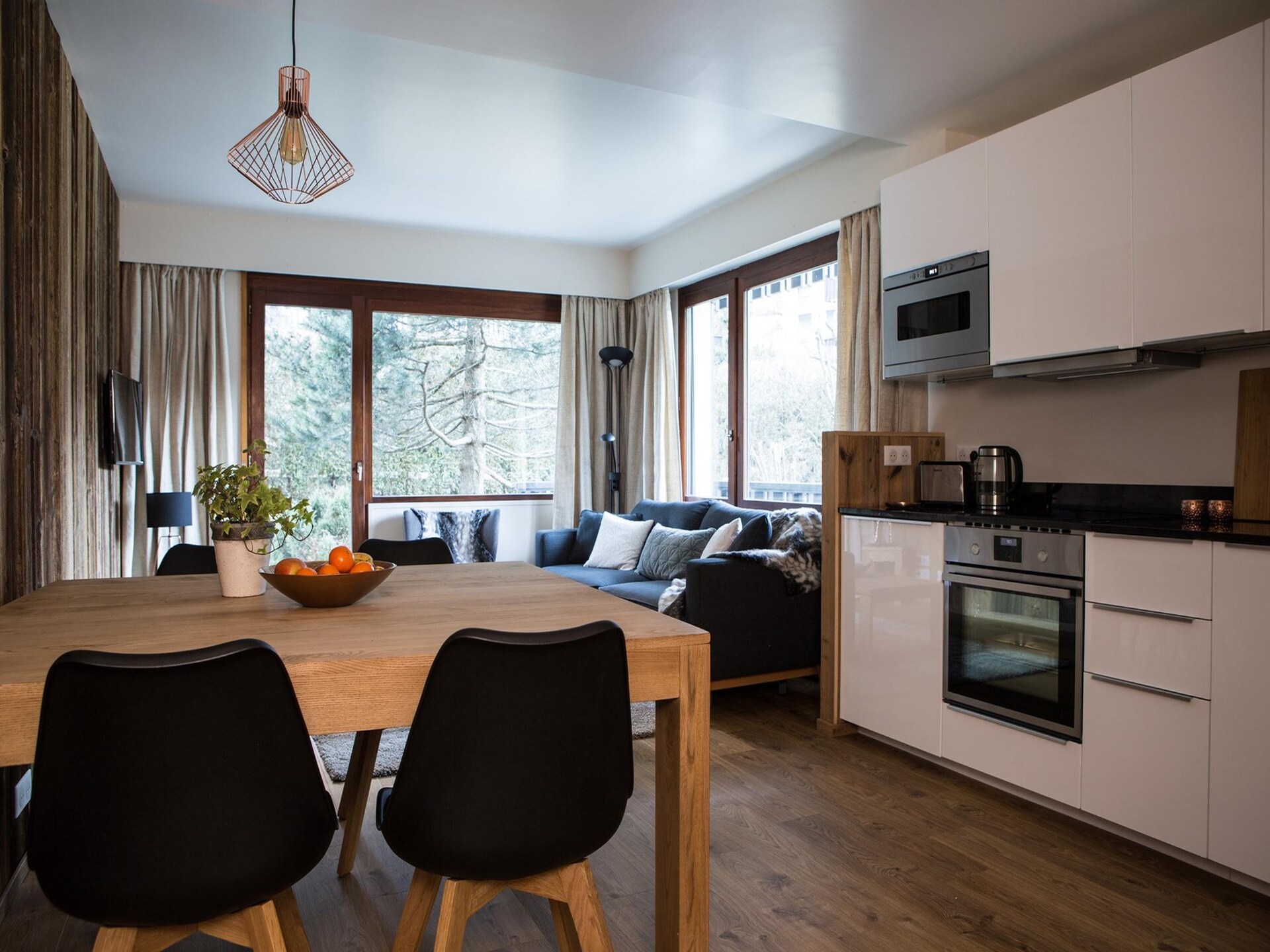 Aan de piste: Elegant appartement in centrum Chamonix-Mont-Blanc - foto 3