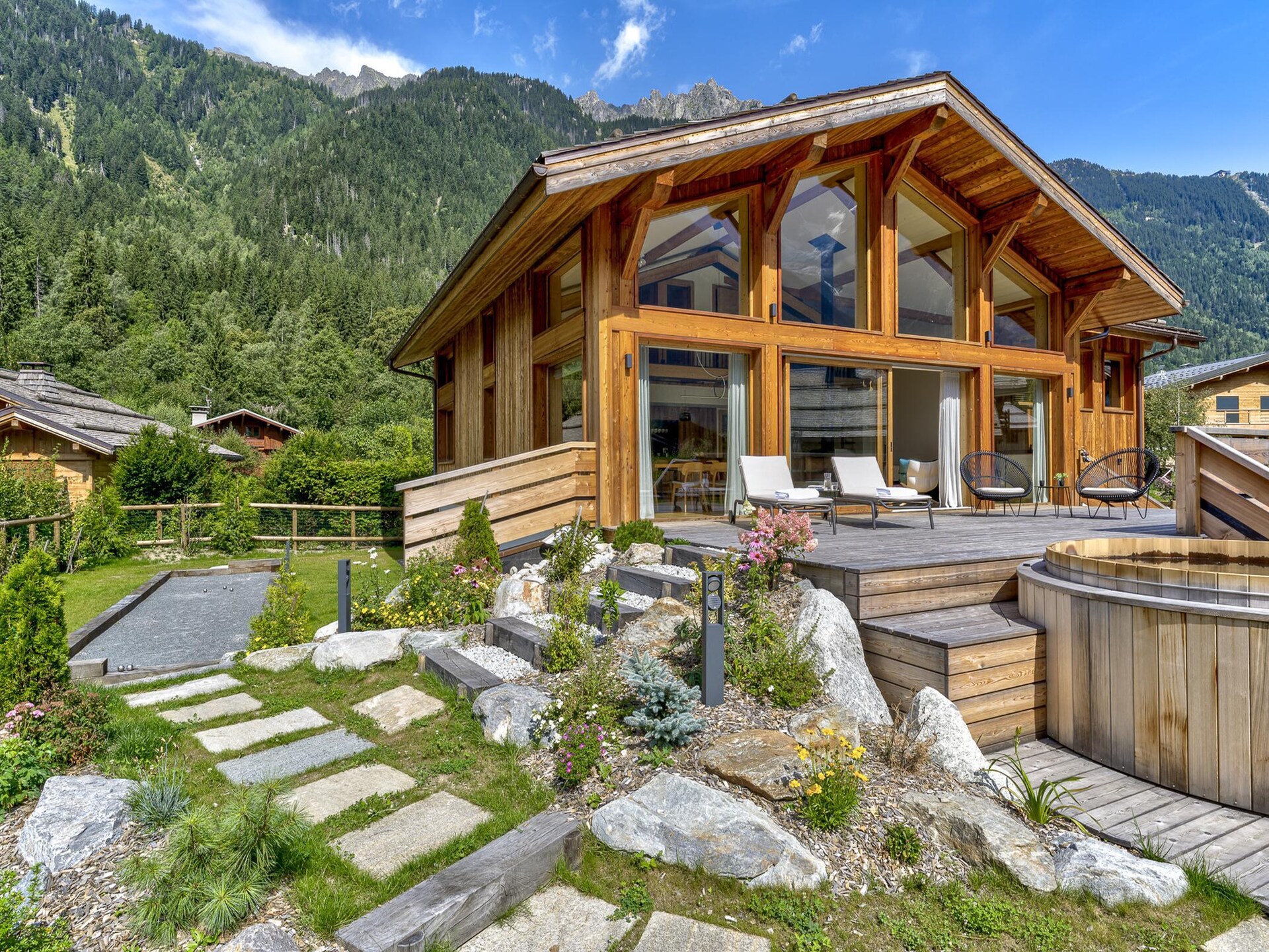 Chalet Trois Soeurs: 6-slaapkamer chalet aan de golfbaan in Chamonix - foto 9