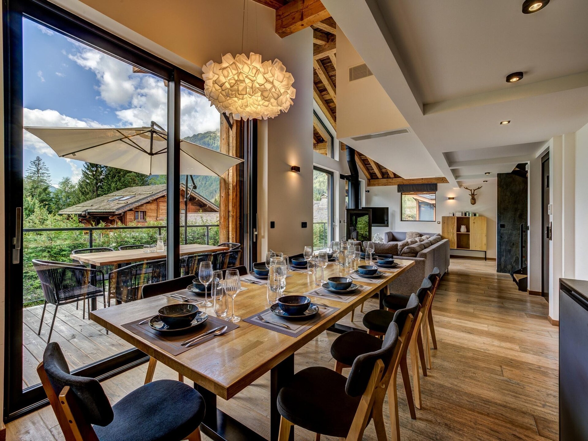 Chalet Black Pearl: 12-persoons luxe aan de golfbaan van Chamonix - foto 14