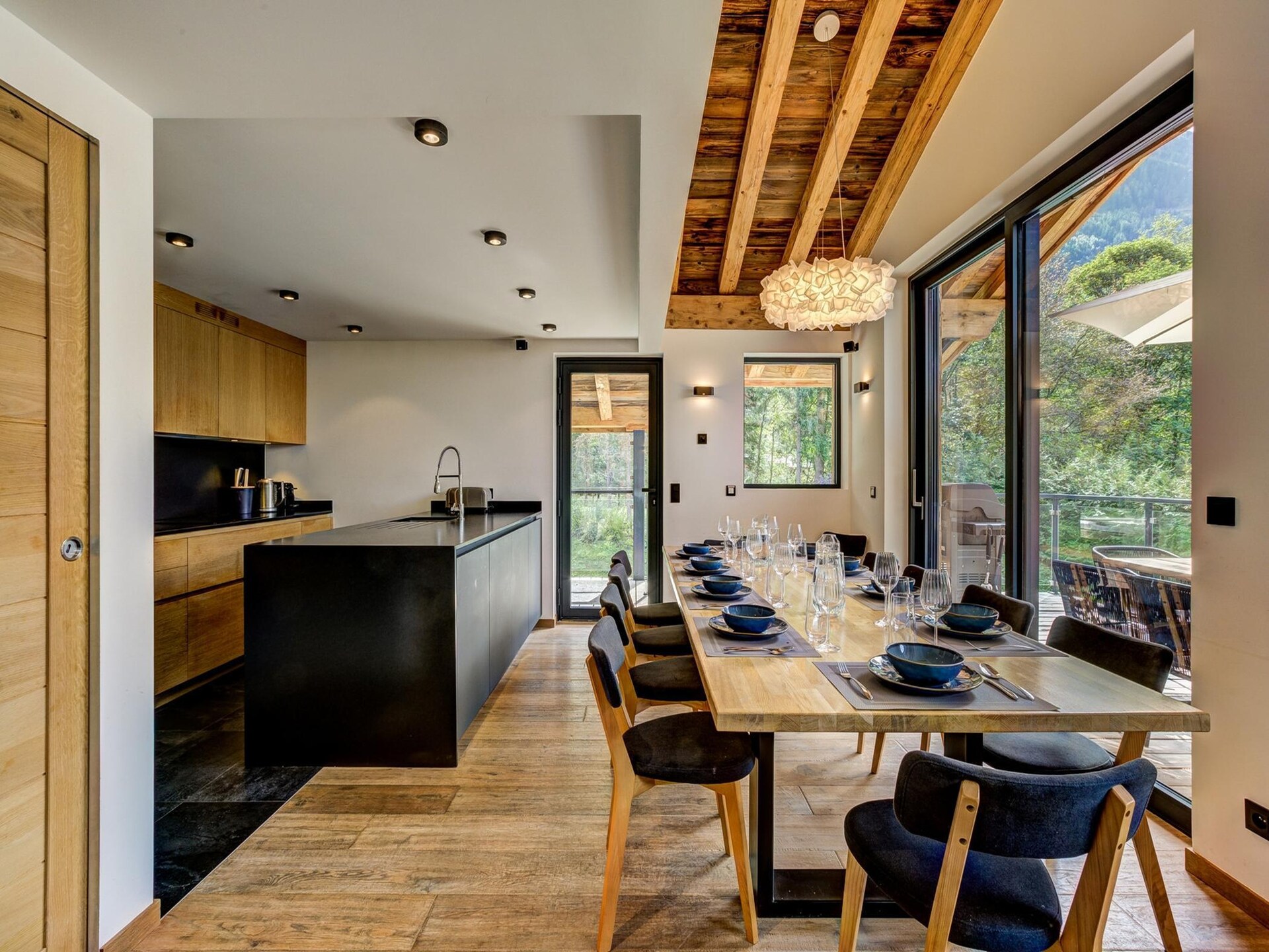 Chalet Black Pearl: 12-persoons luxe aan de golfbaan van Chamonix - foto 15