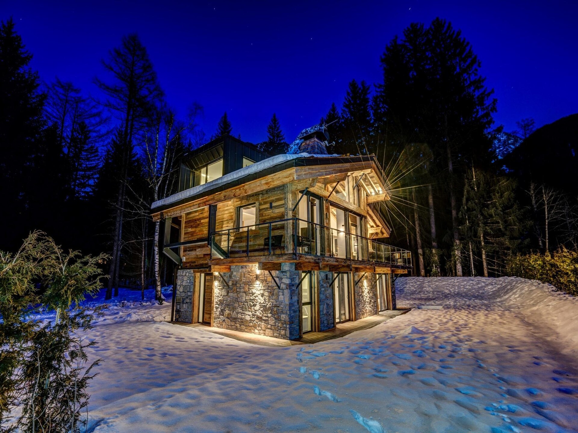 Chalet Black Pearl: 12-persoons luxe aan de golfbaan van Chamonix - foto 34