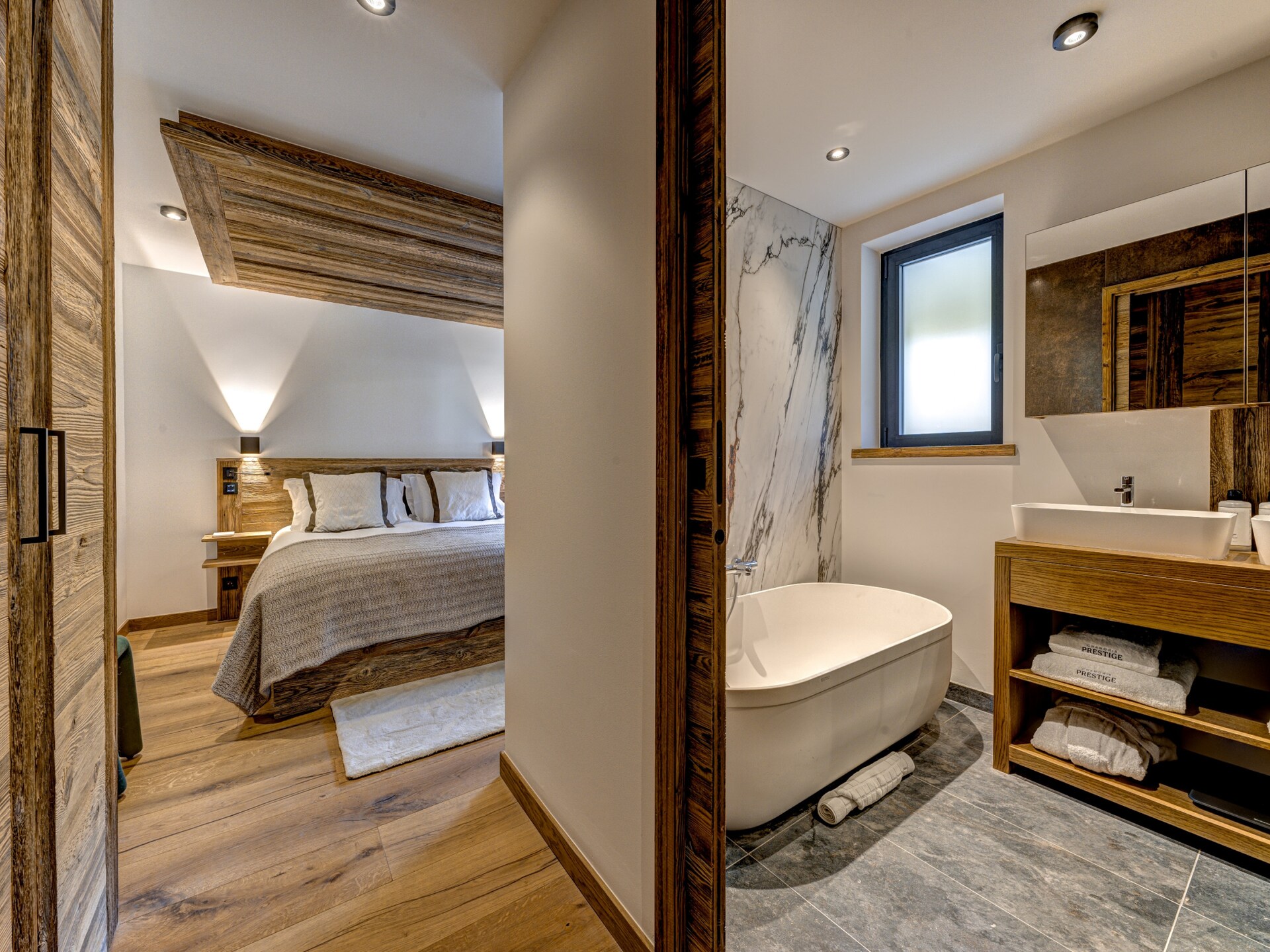 Modern chalet voor 12 personen met privézwembad en sauna nabij Chamonix - foto 26