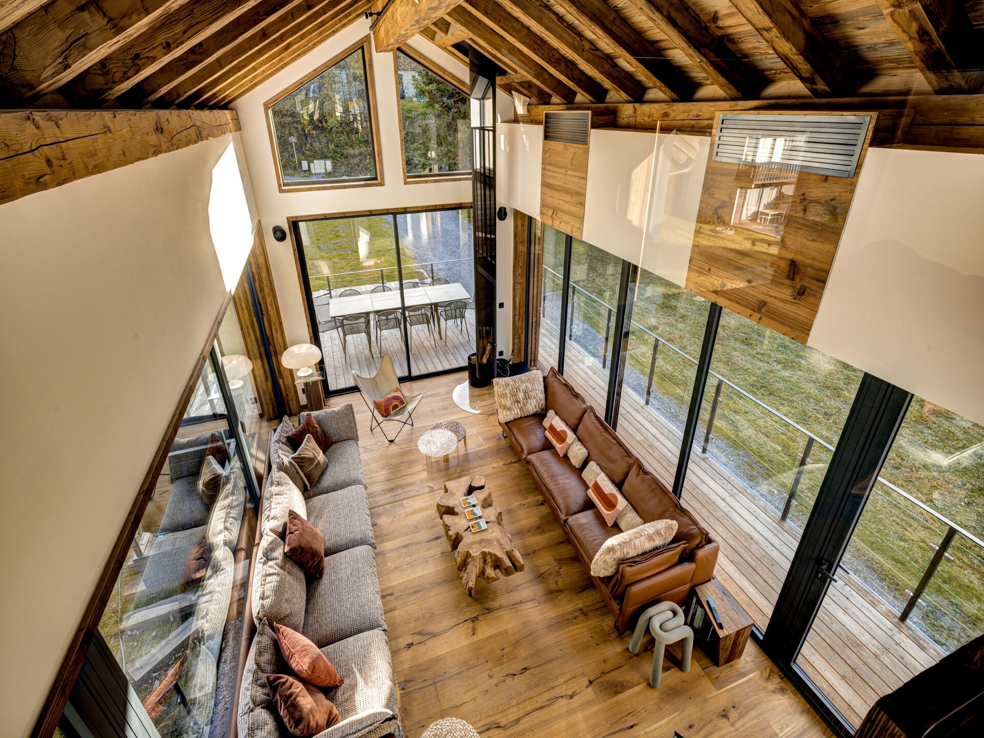 Modern chalet voor 12 personen met privézwembad en sauna nabij Chamonix - foto 11
