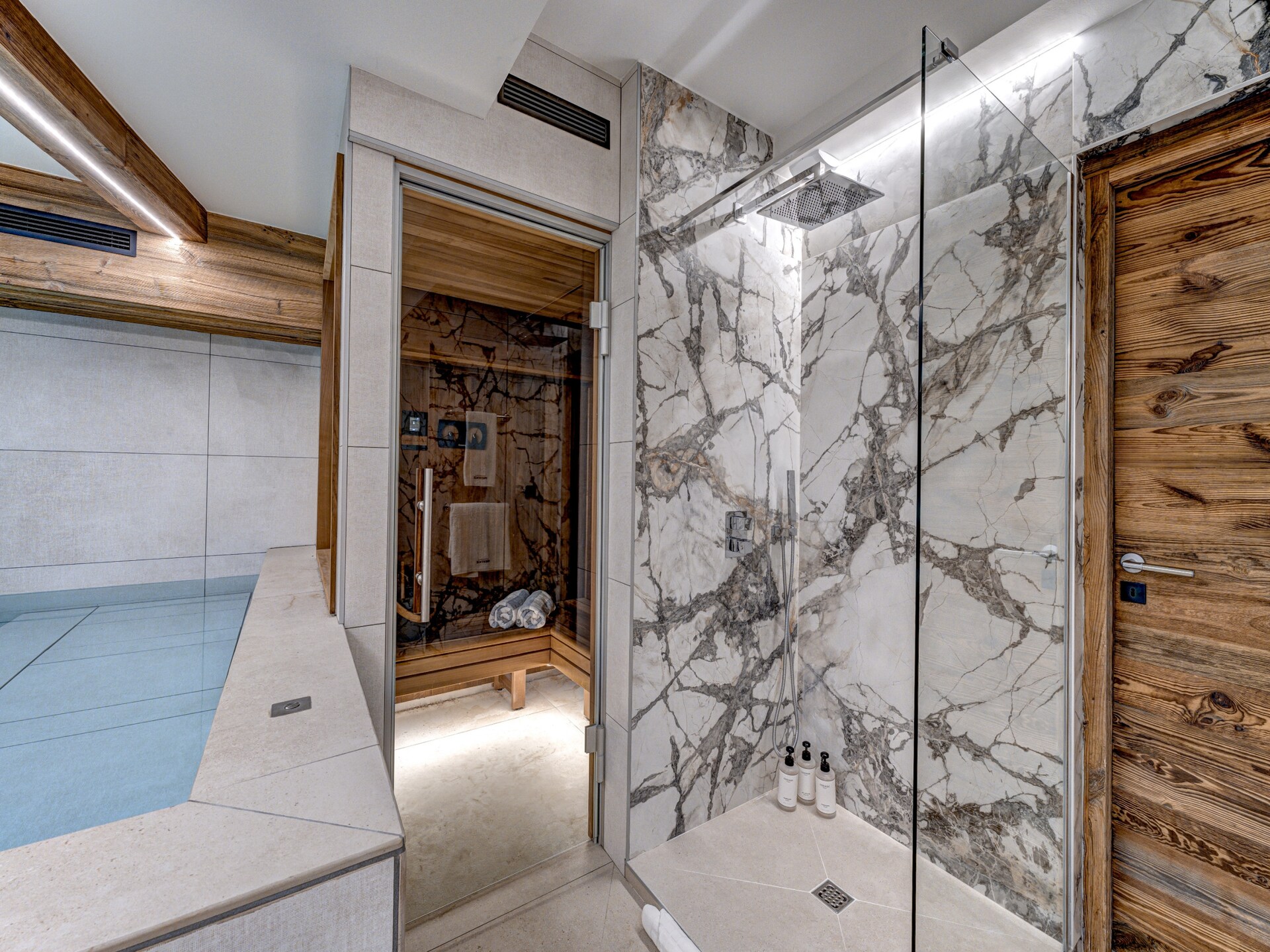 Modern chalet voor 12 personen met privézwembad en sauna nabij Chamonix - foto 6