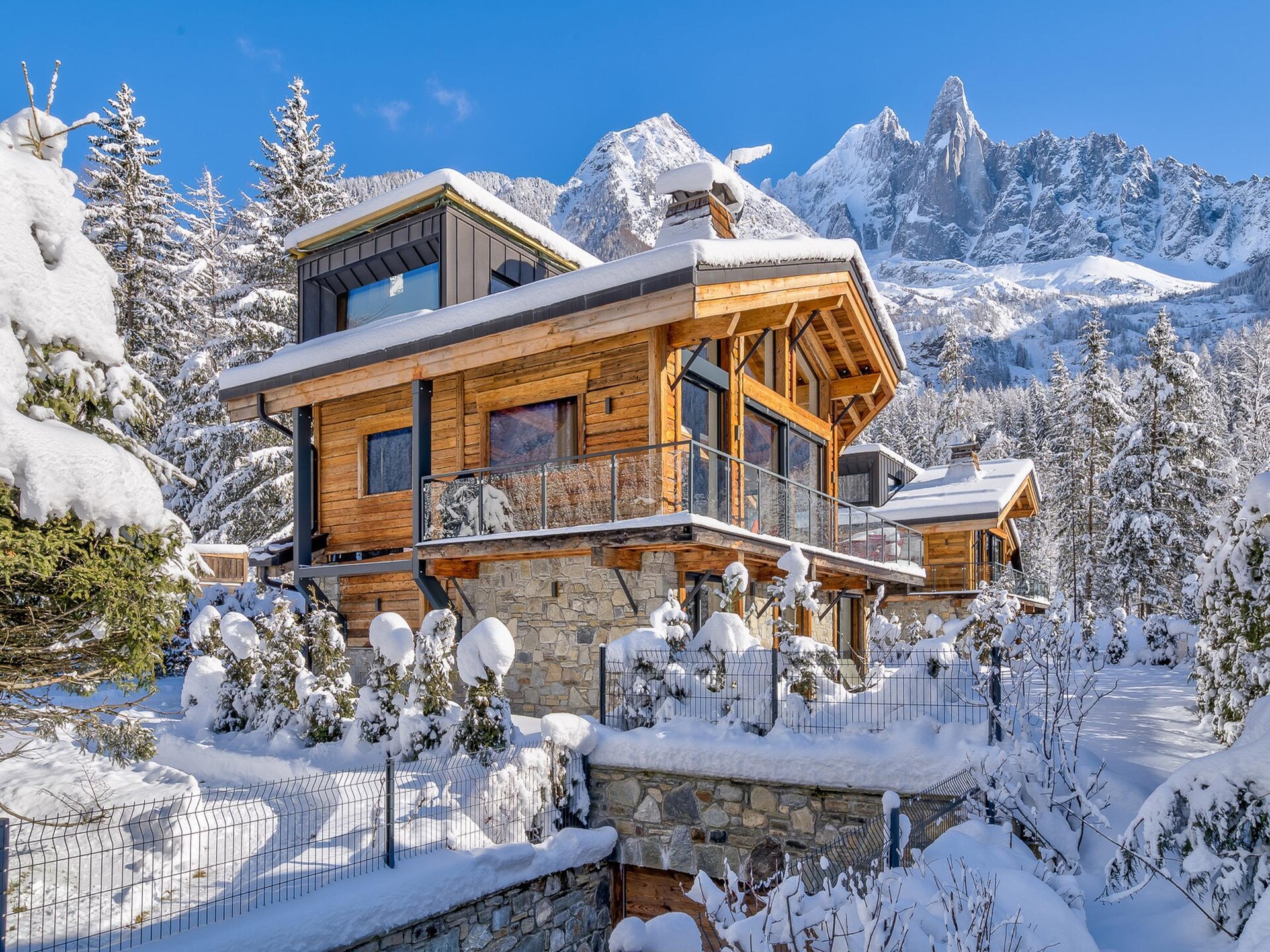 Ruim 12-persoons chalet met sauna, zwembad en uitzicht op de Mont Blanc - foto 38